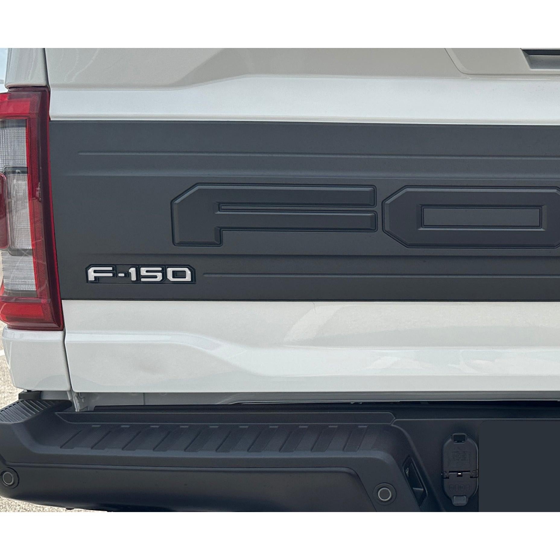 Tailgate Applique F-150 Emblem Overlays Fits 2021-2026 Ford F-150 Raptor/King Ranch/Platinum/Limited