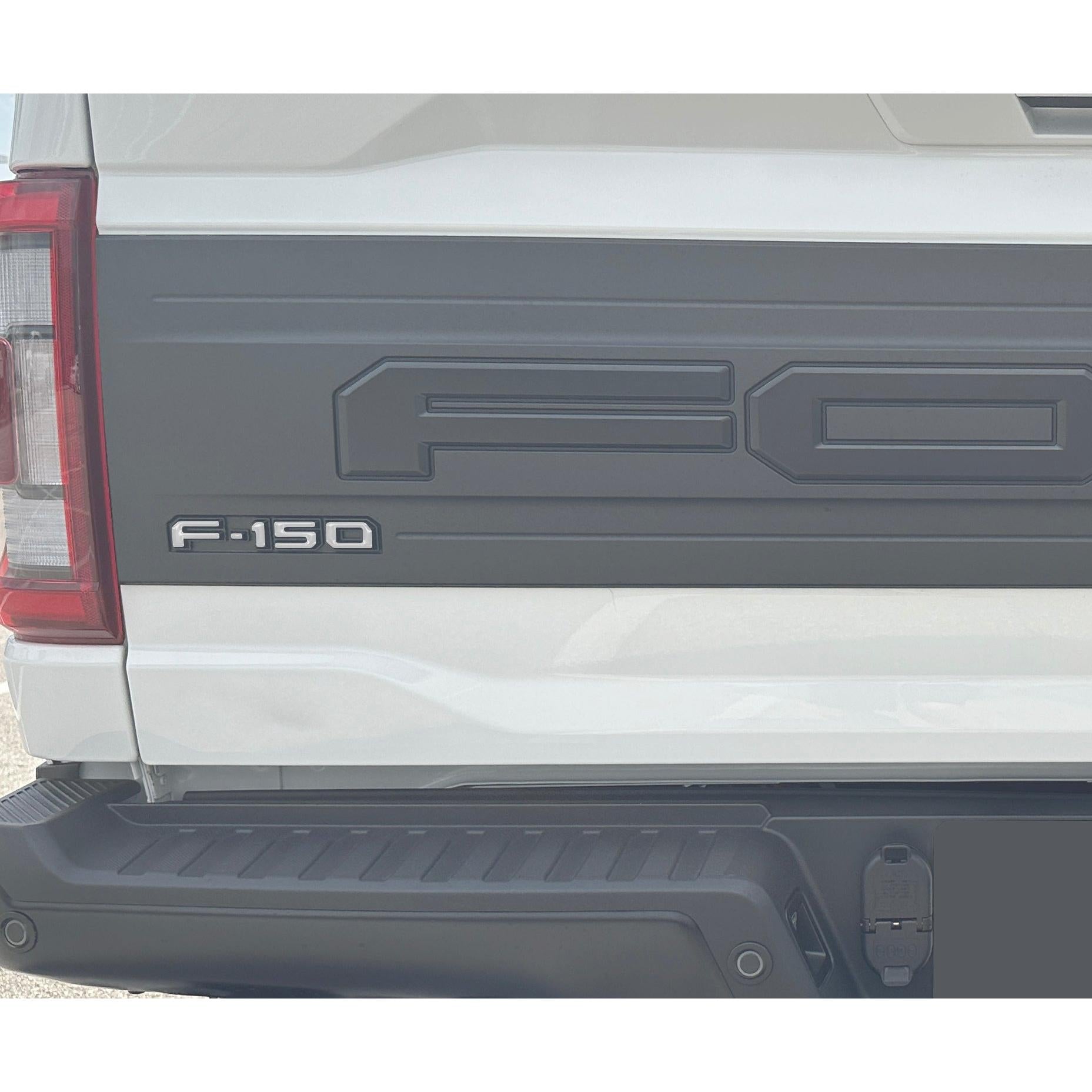 Tailgate Applique F-150 Emblem Overlays Fits 2021-2026 Ford F-150 Raptor/King Ranch/Platinum/Limited