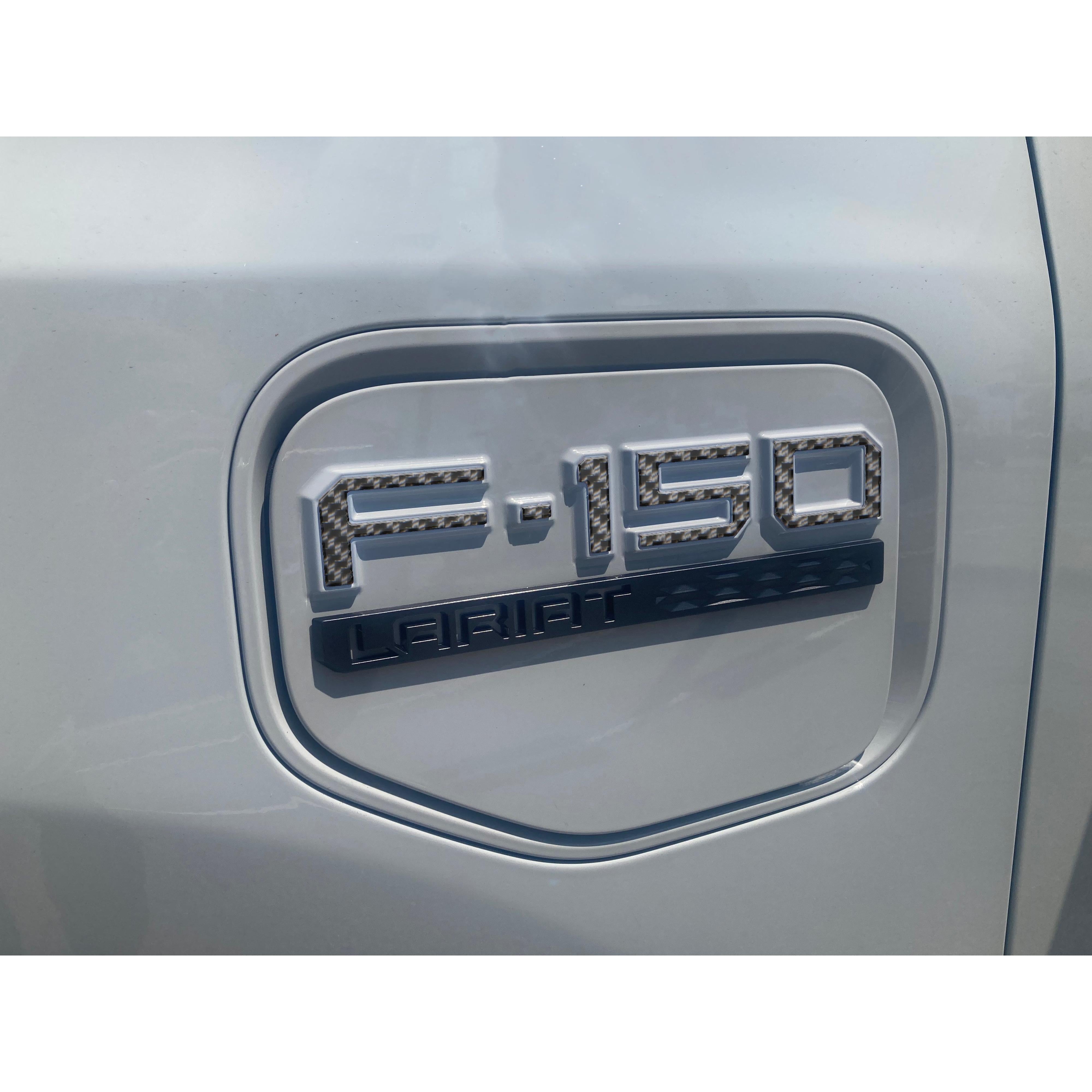 Charge Port Lid Letter Inserts Fits 2022-2026 Ford F-150 Lightning