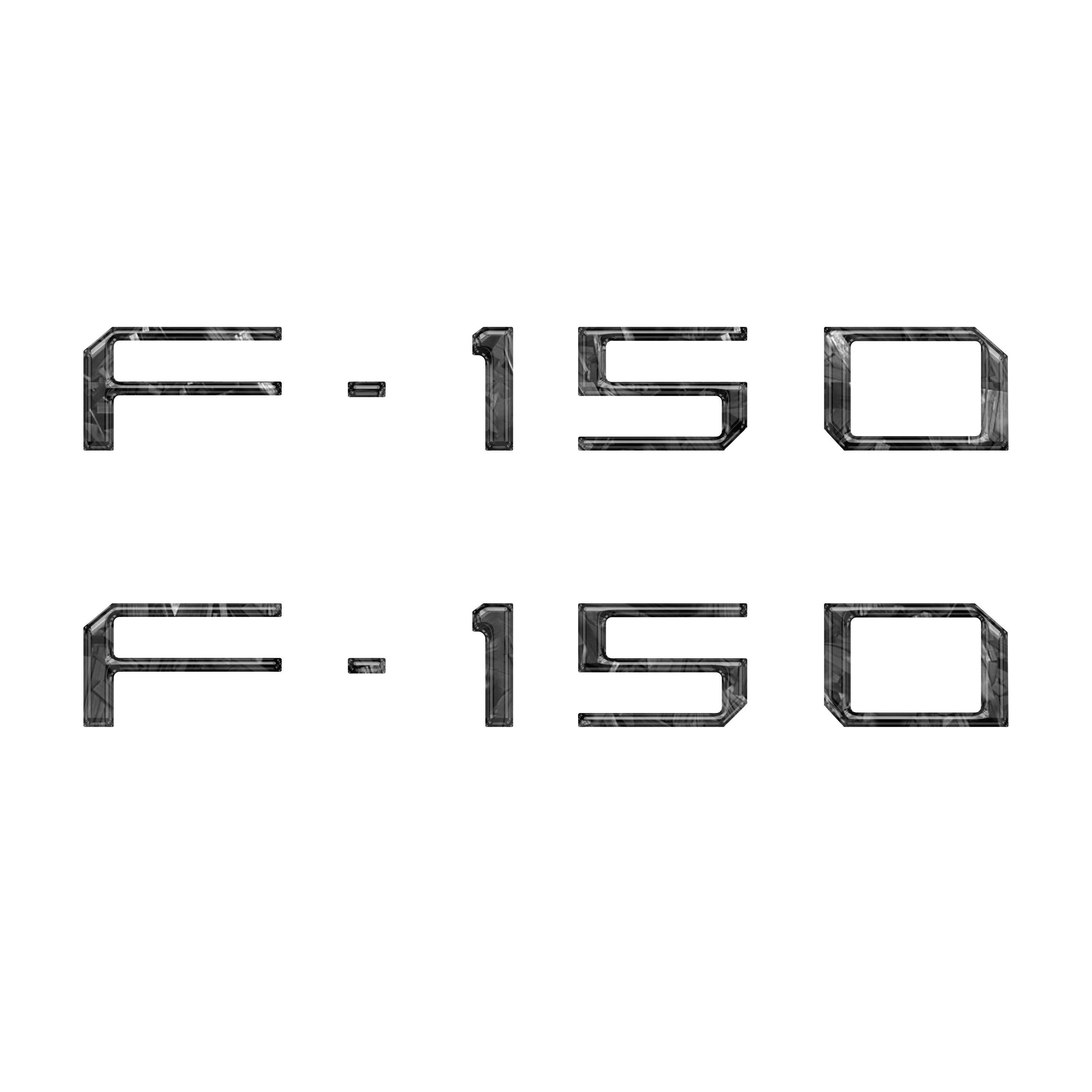 Charge Port Lid Letter Inserts Fits 2022-2026 Ford F-150 Lightning