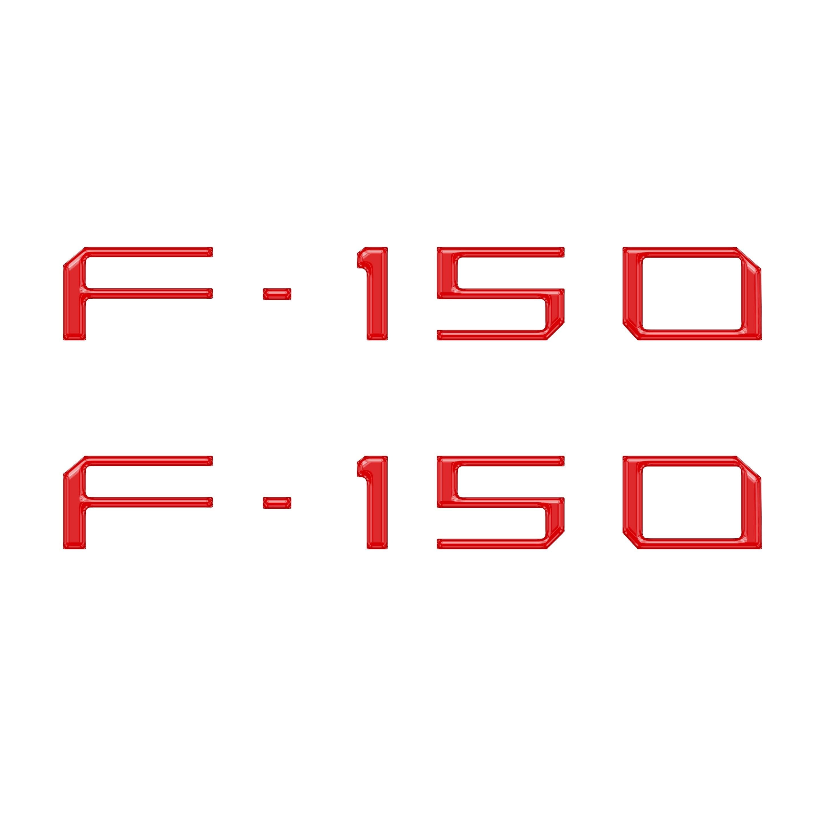 Charge Port Lid Letter Inserts Fits 2022-2026 Ford F-150 Lightning