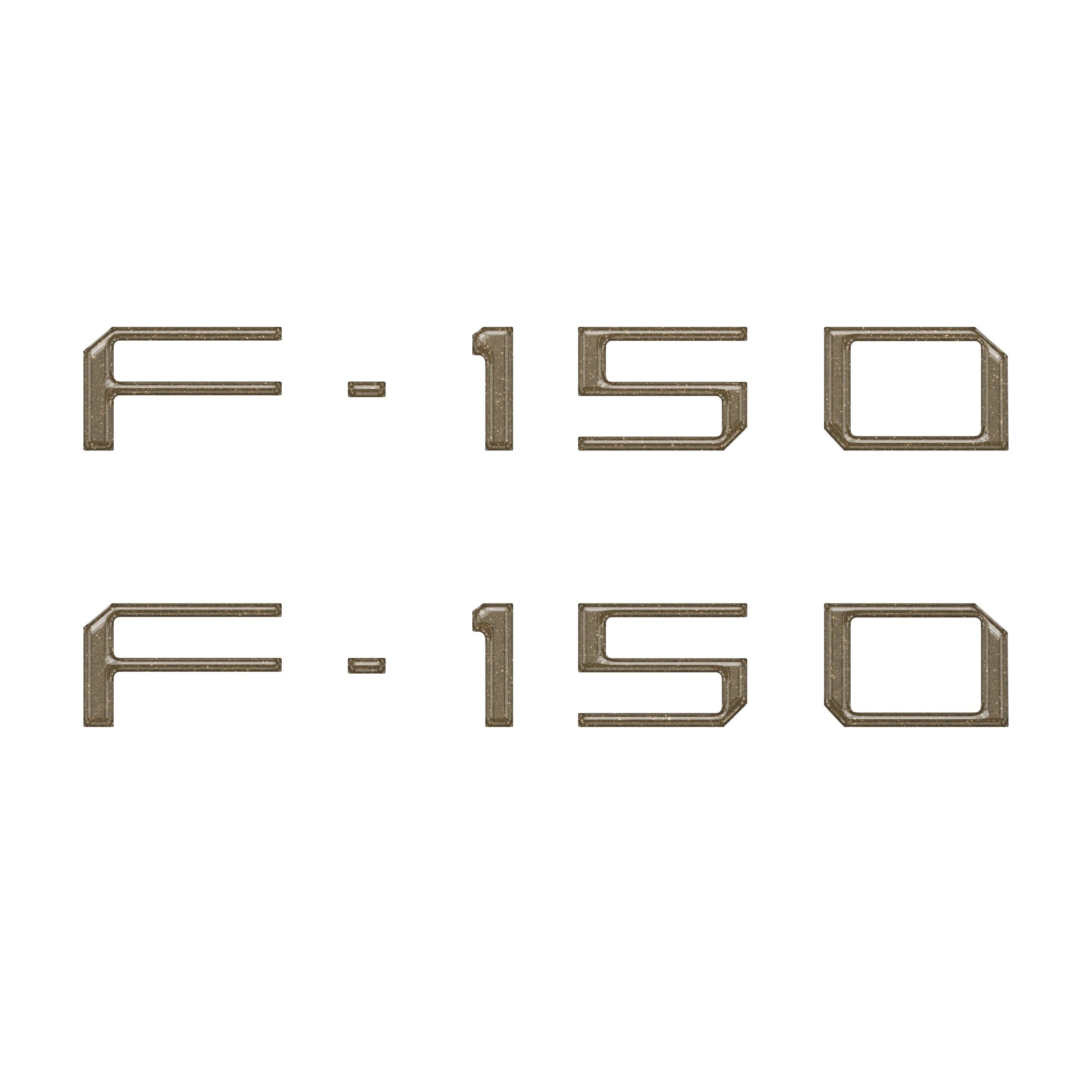 Charge Port Lid Letter Inserts Fits 2022-2026 Ford F-150 Lightning