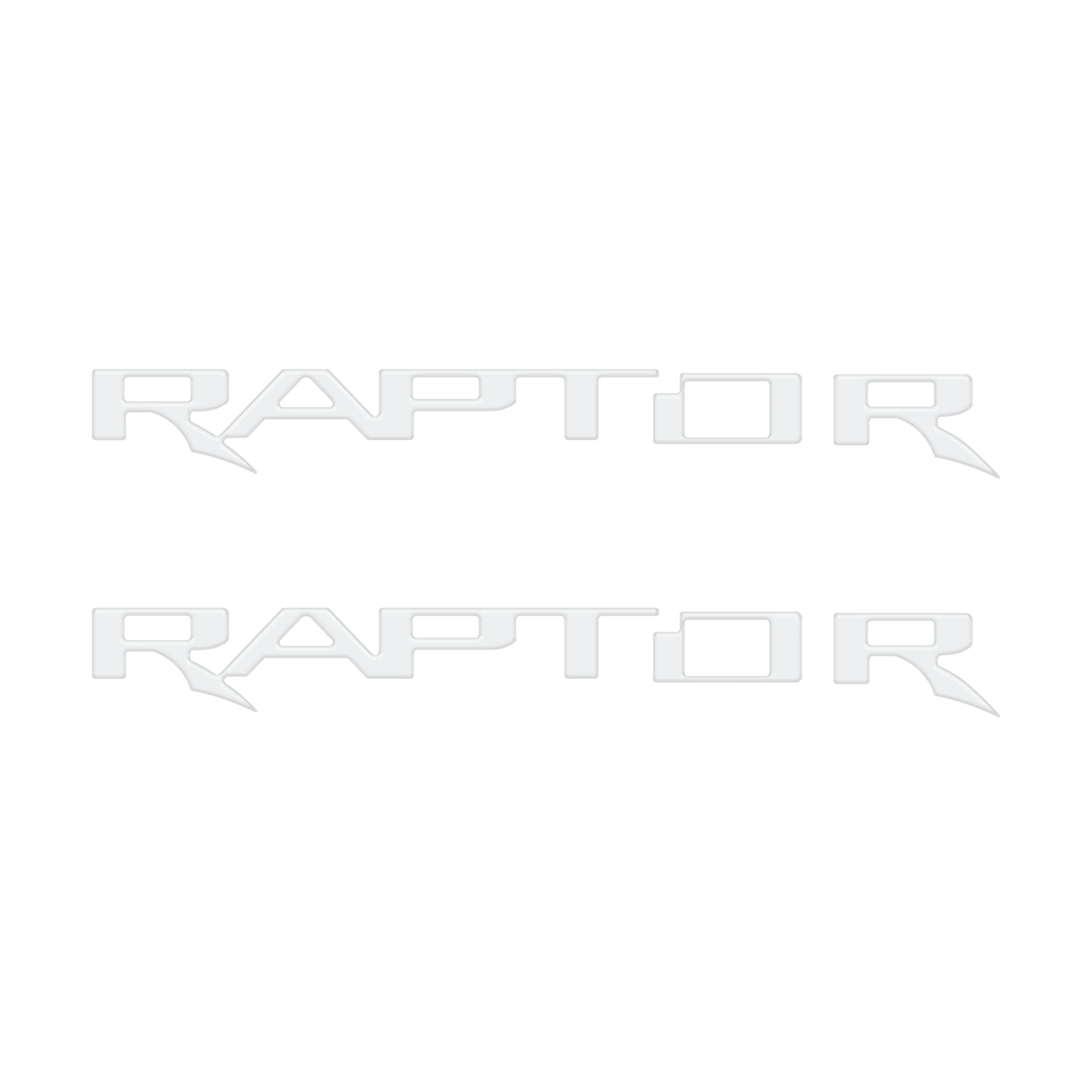 Hood Cowl Emblem Inserts Fits 2021-2026 Ford F-150/Bronco Raptor
