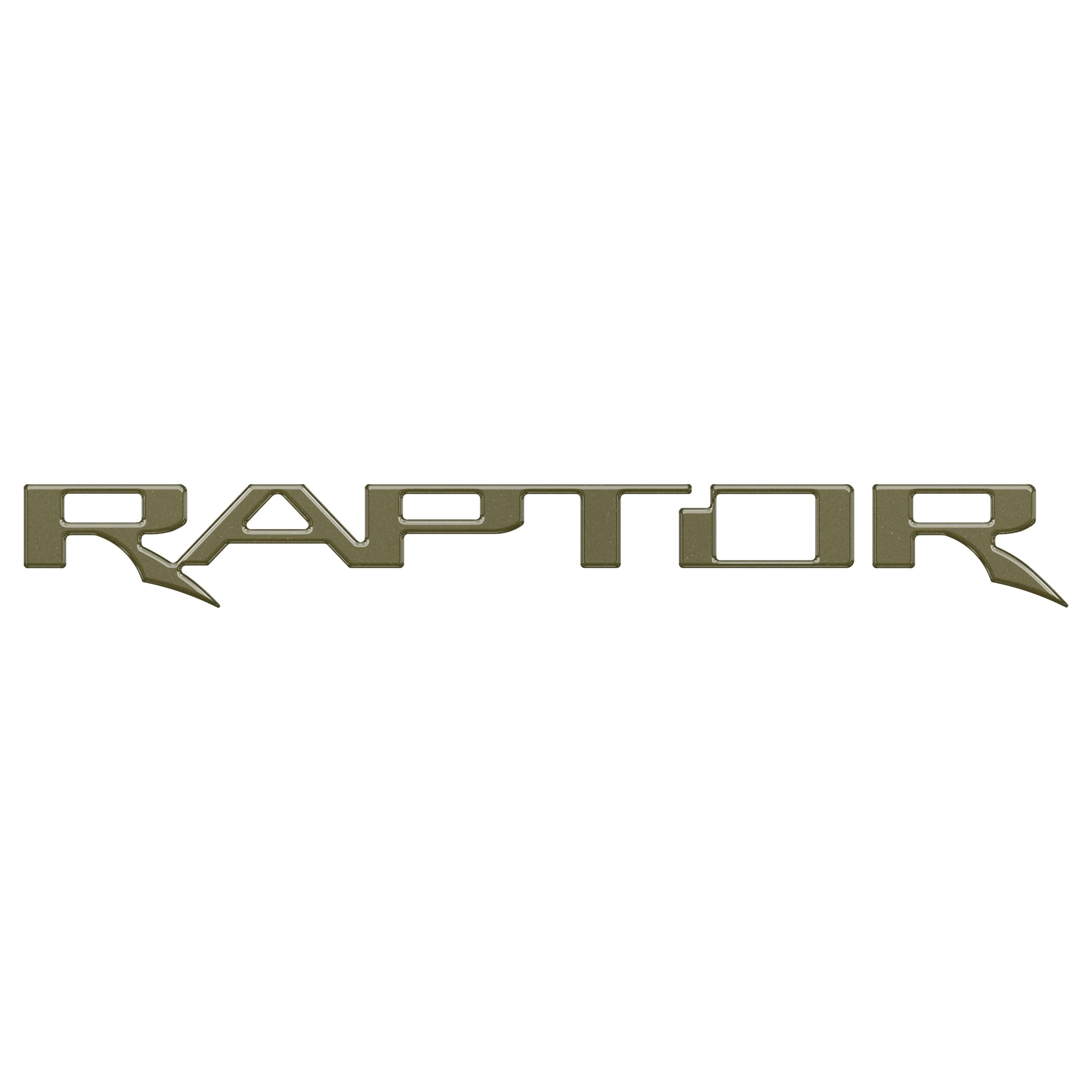 Raptor Tailgate Emblem Inserts Fits 2017-2026 Ford F-150 Raptor