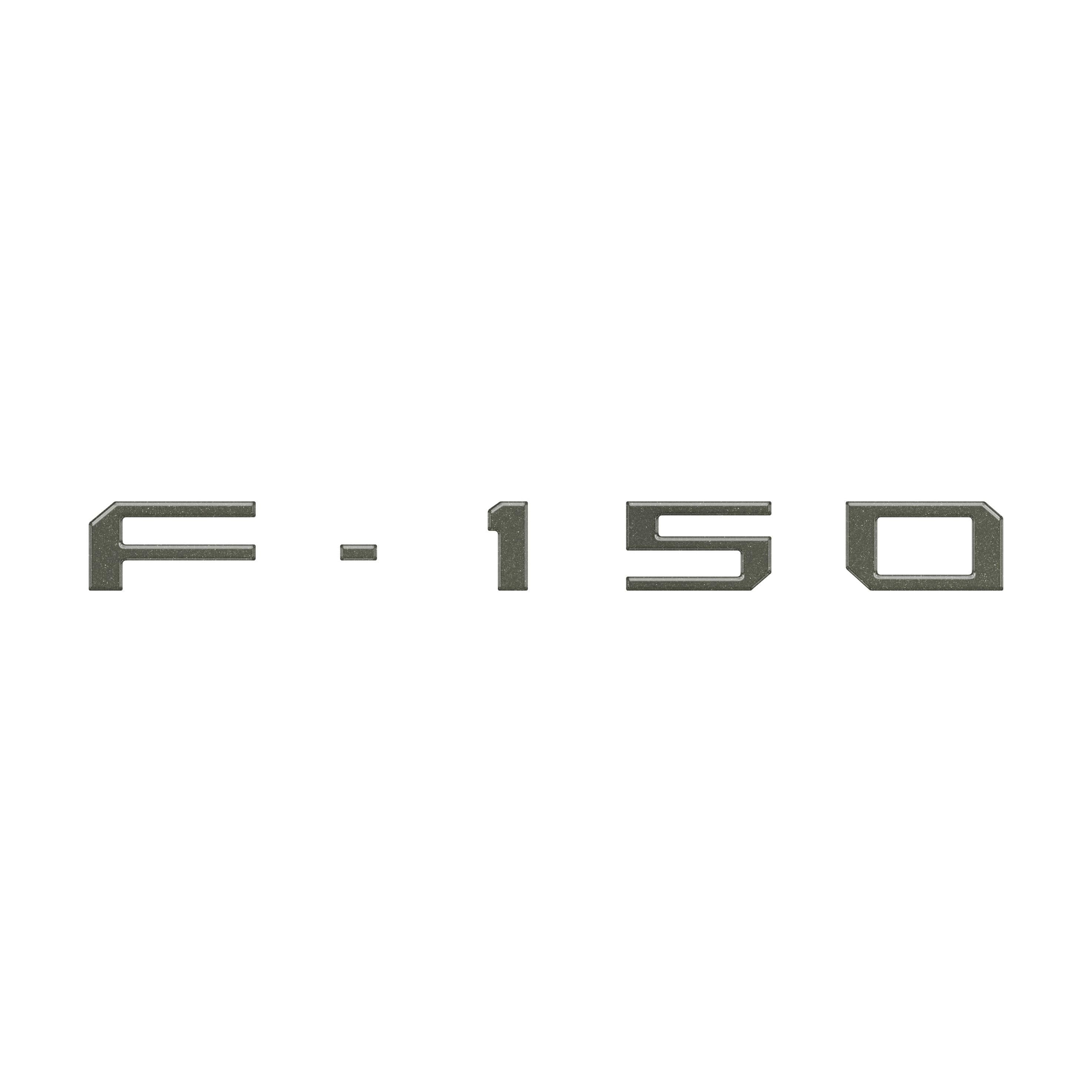 Passenger Cubby Letter Overlays Fits 2021-2026 Ford F-150 XL/STX