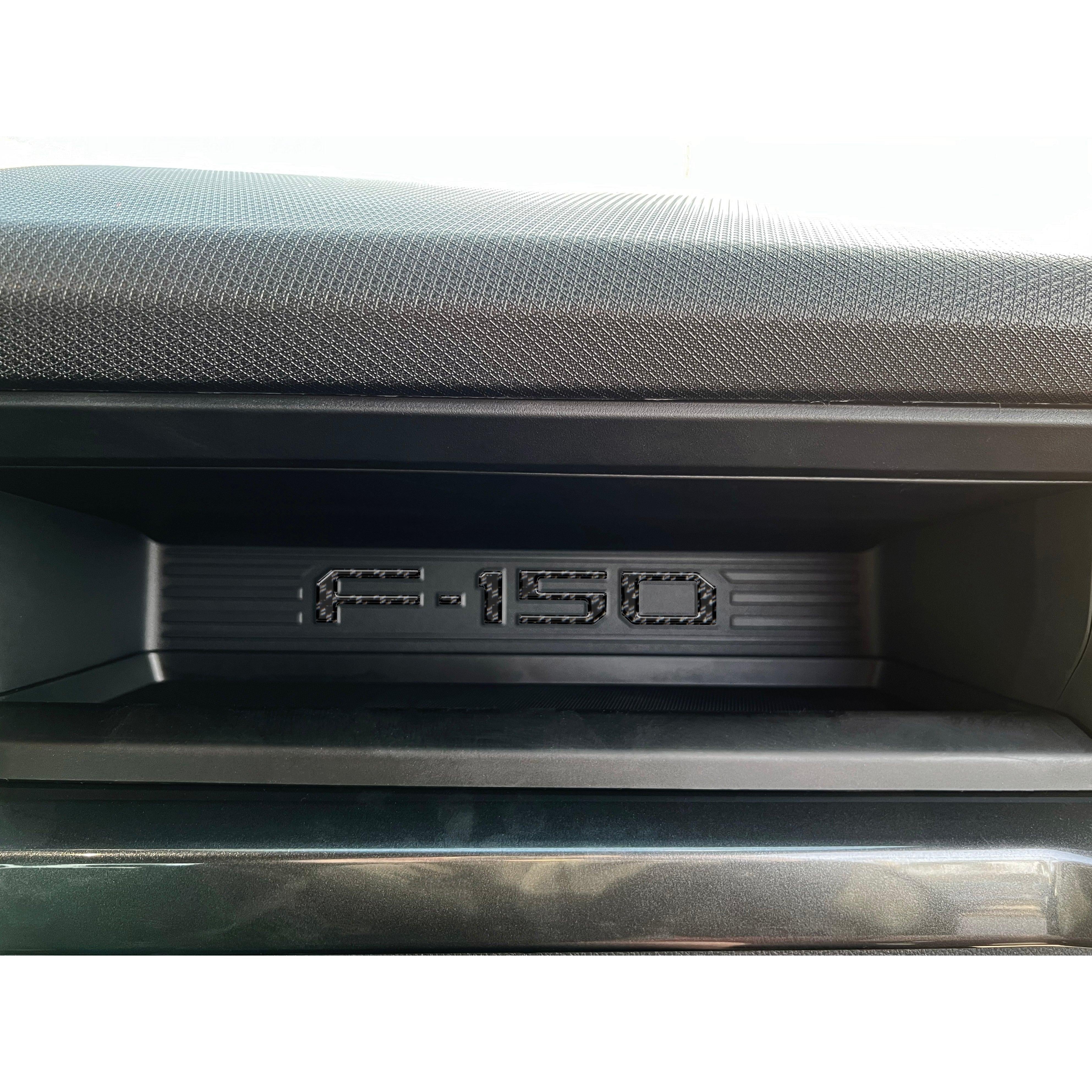 Passenger Cubby Letter Overlays Fits 2021-2026 Ford F-150 XL/STX