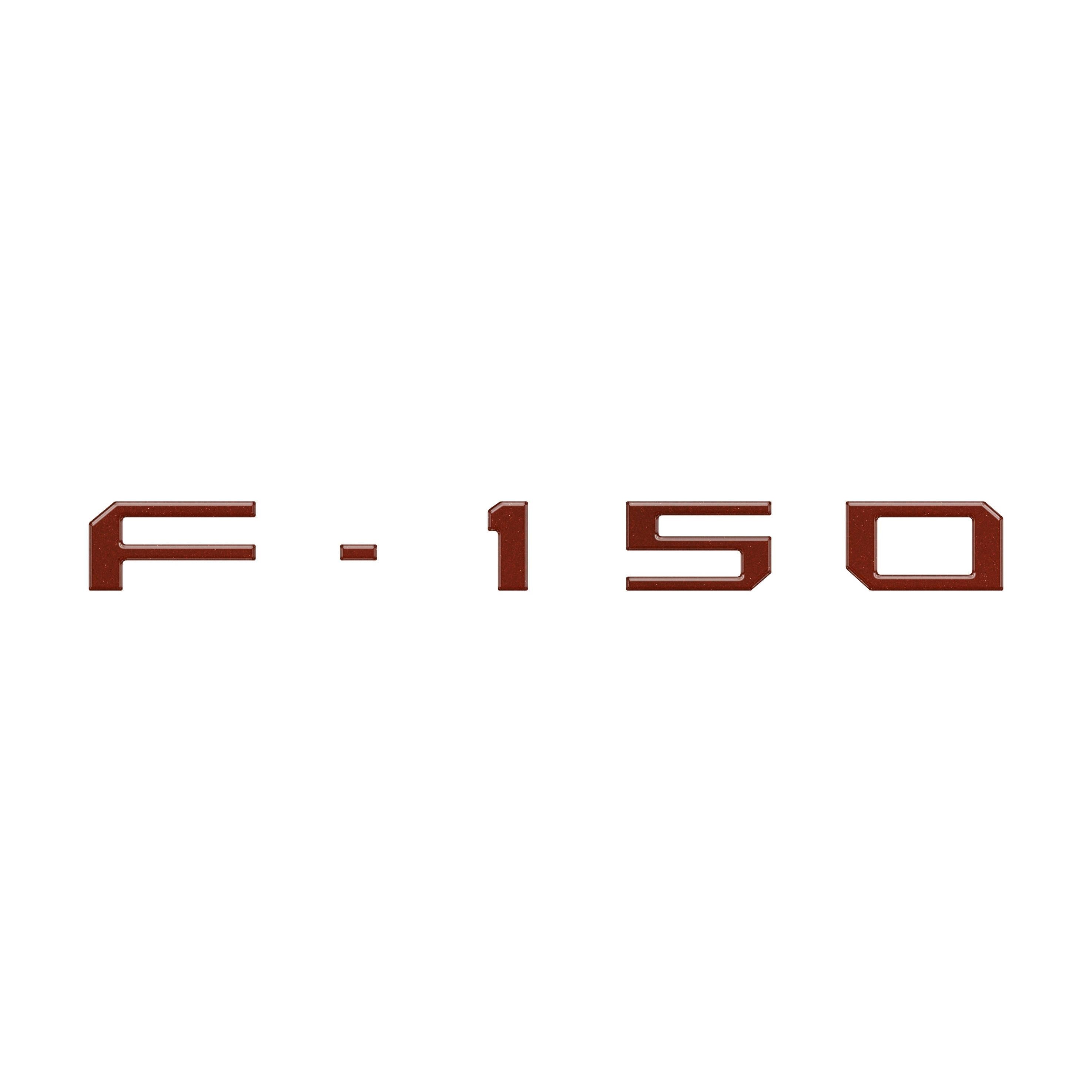 Passenger Cubby Letter Overlays Fits 2021-2026 Ford F-150 XL/STX