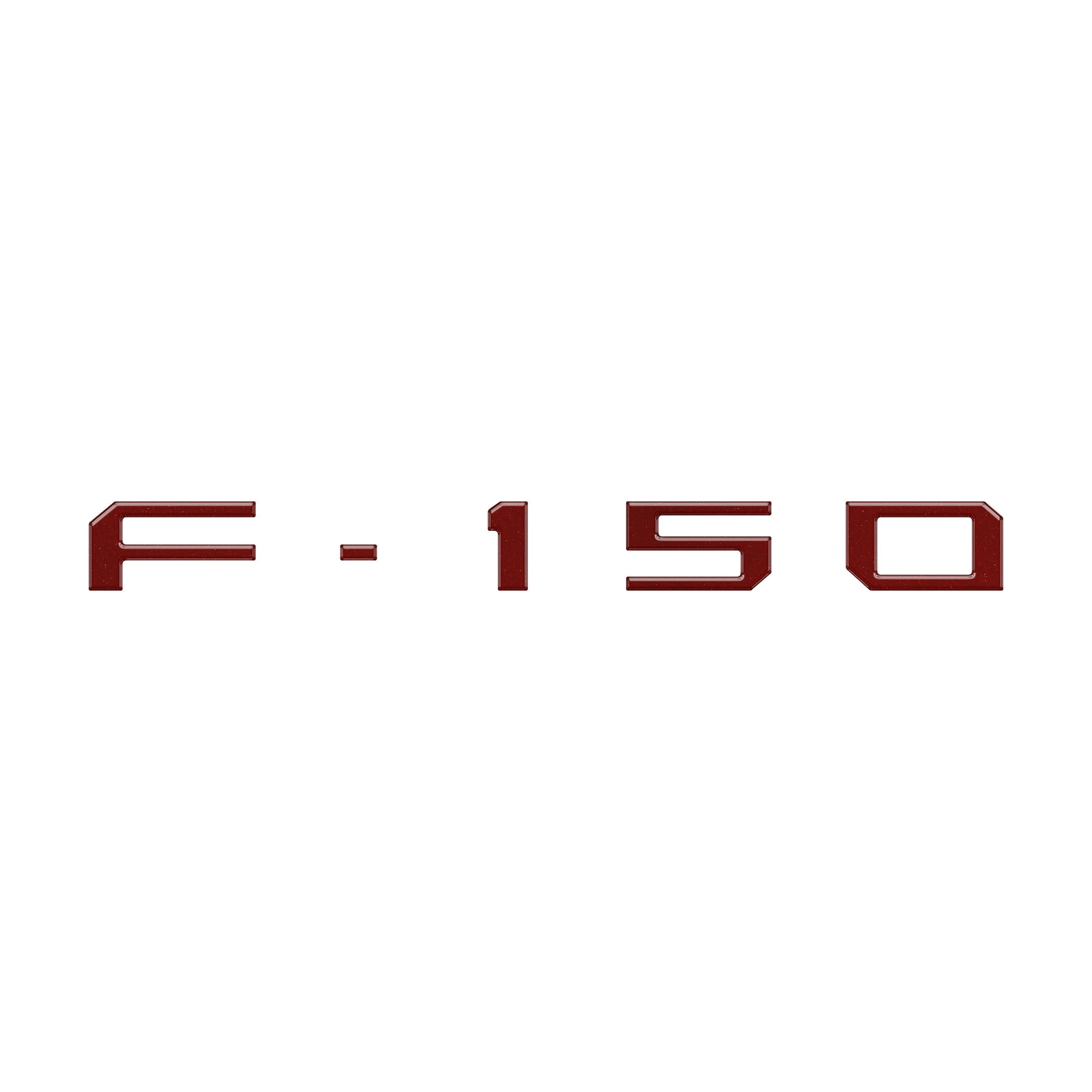 Passenger Cubby Letter Overlays Fits 2021-2026 Ford F-150 XL/STX