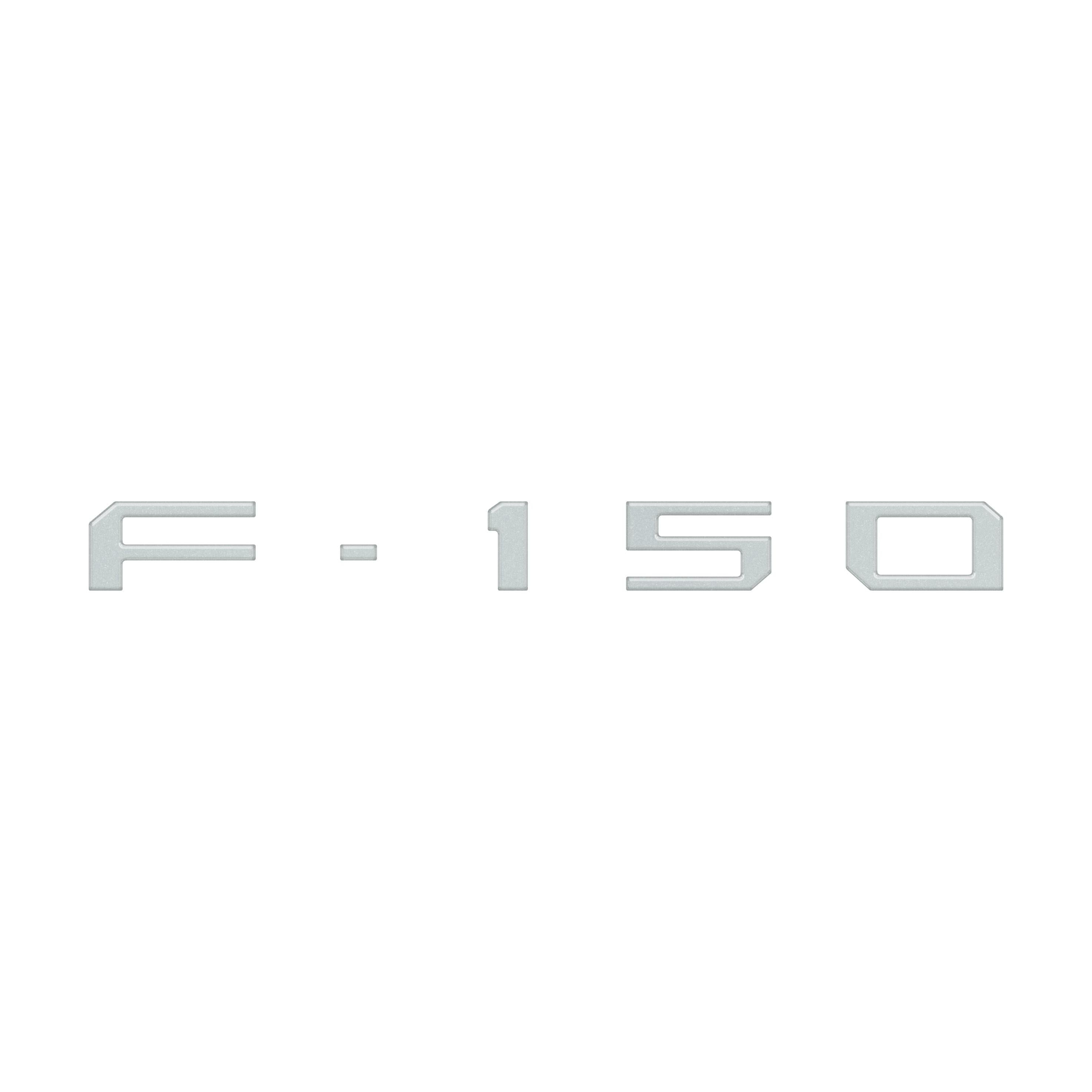 Passenger Cubby Letter Overlays Fits 2021-2026 Ford F-150 XL/STX