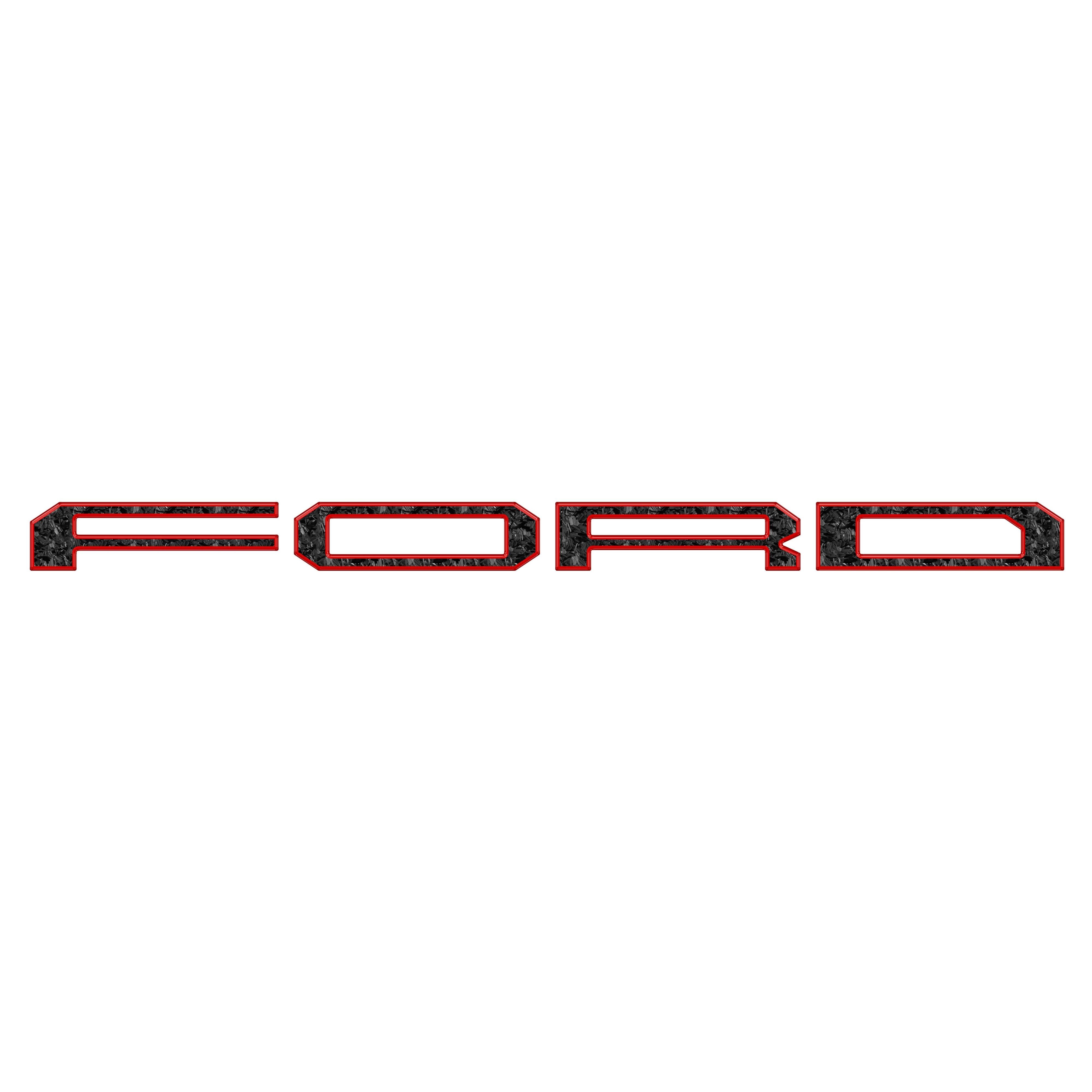 Raptor Tailgate Letter Overlays Fits 2021-2026 Ford F-150 Raptor
