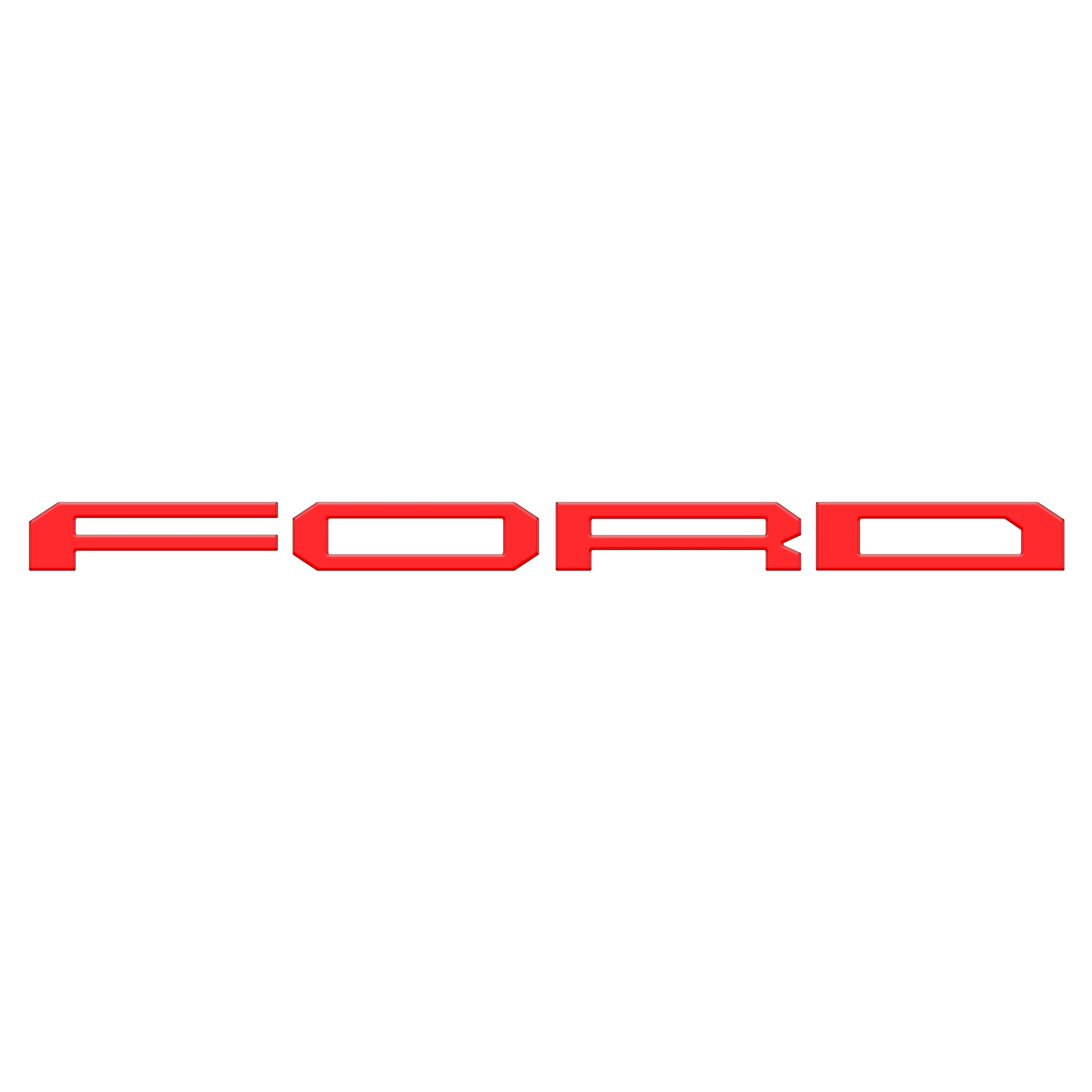 Raptor Tailgate Letter Overlays Fits 2021-2026 Ford F-150 Raptor