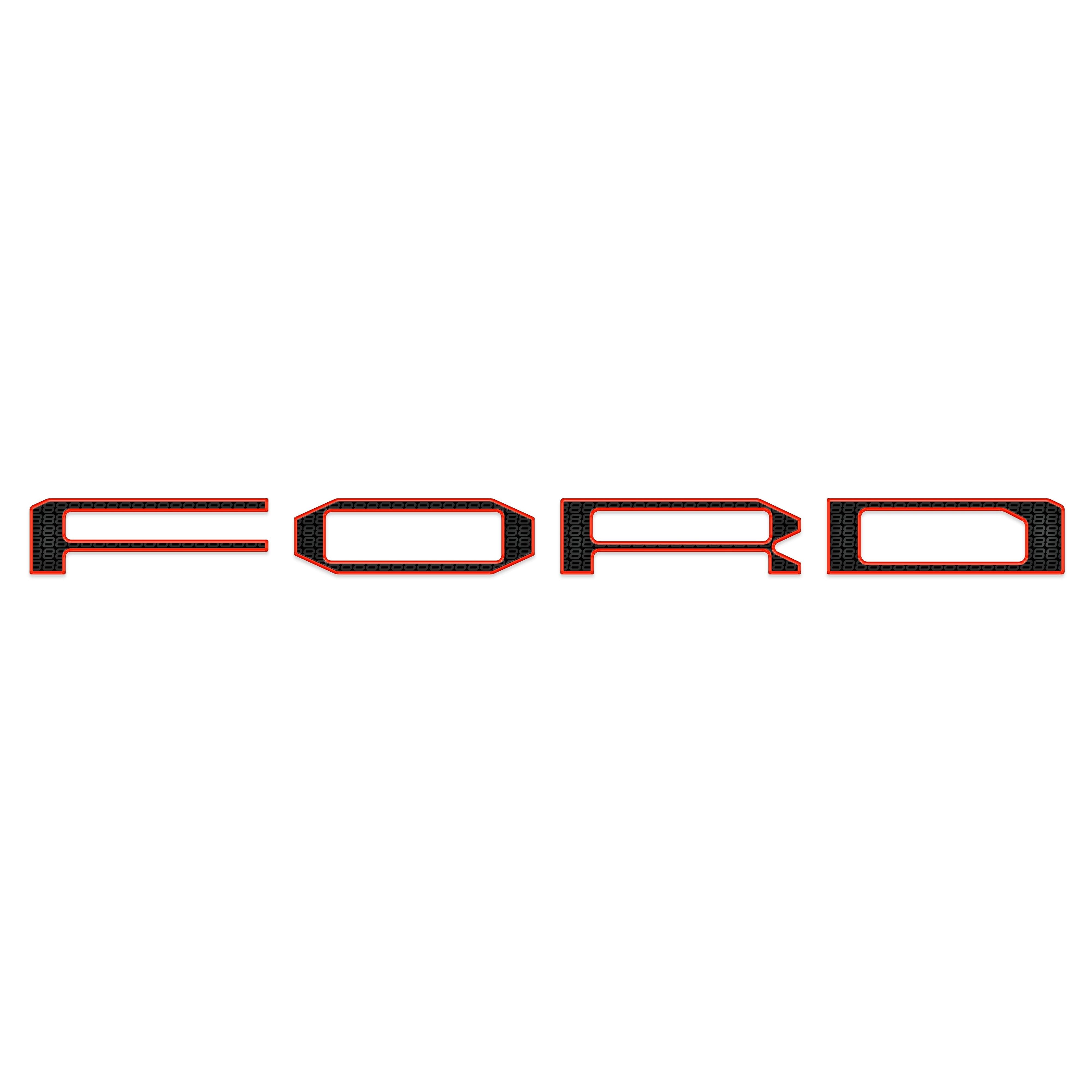 Raptor Front Grille Letters Fits 2021-2026 Ford F-150 Raptor