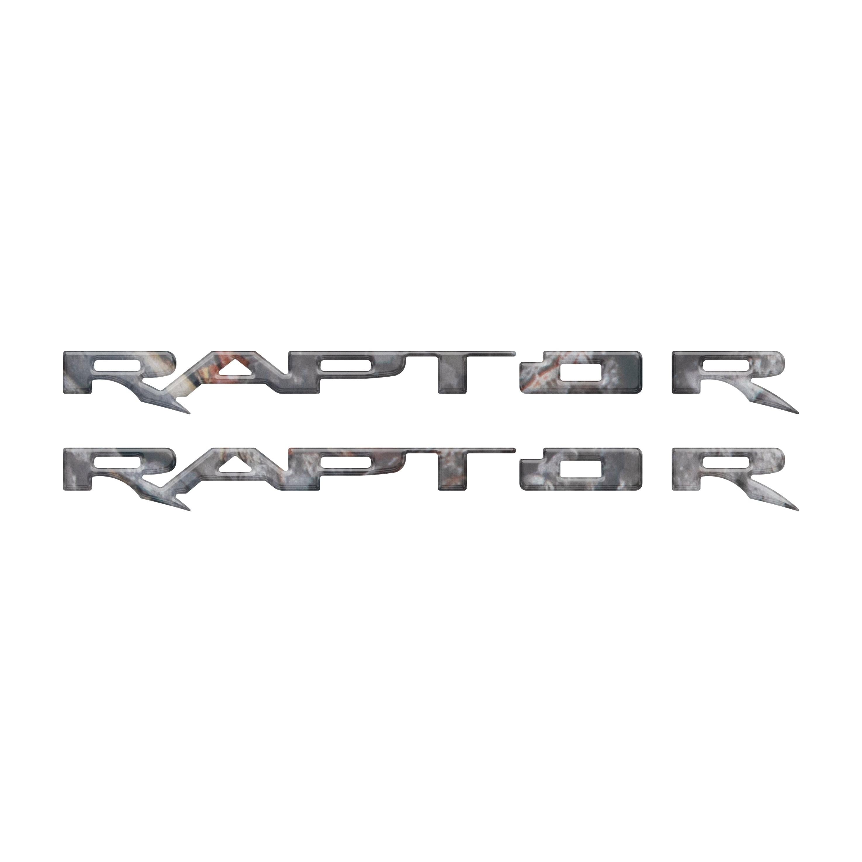 Running Board Emblem Overlays Fits 2017-2024 Ford F-150 Raptor