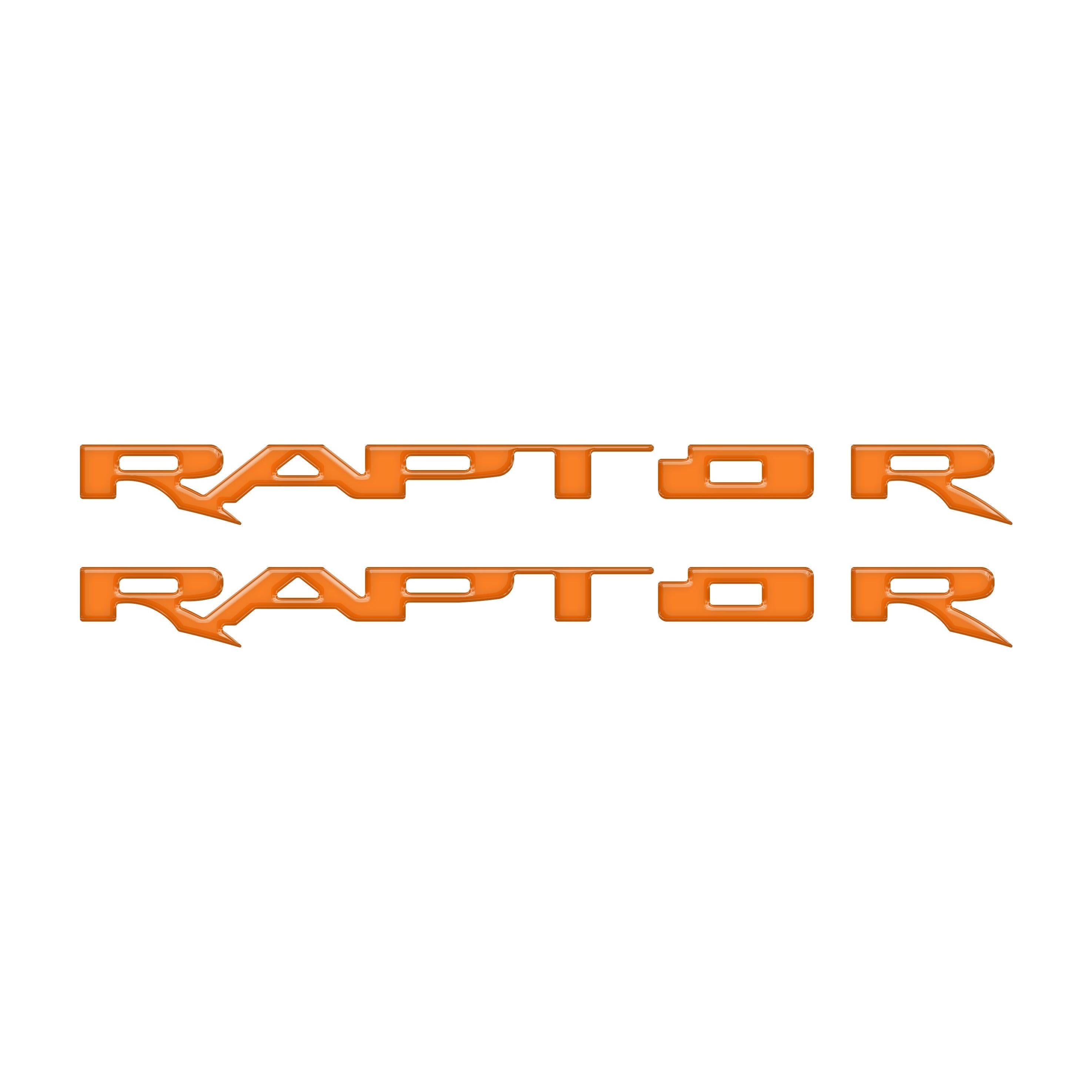 Running Board Emblem Overlays Fits 2017-2024 Ford F-150 Raptor