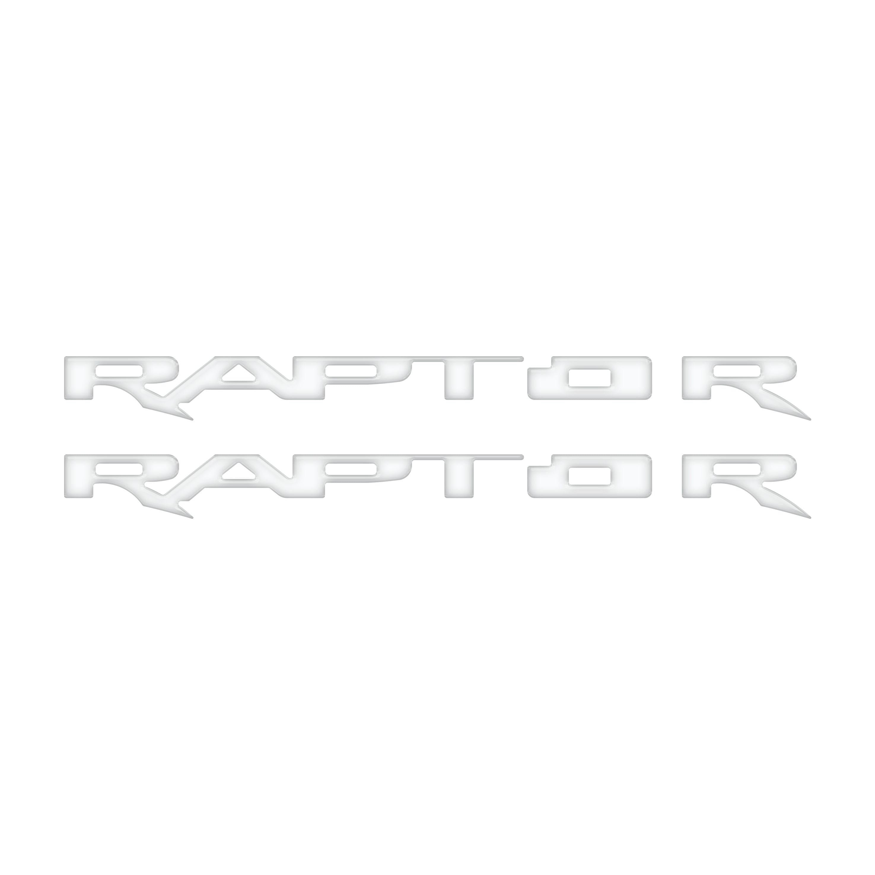 Running Board Emblem Overlays Fits 2017-2024 Ford F-150 Raptor