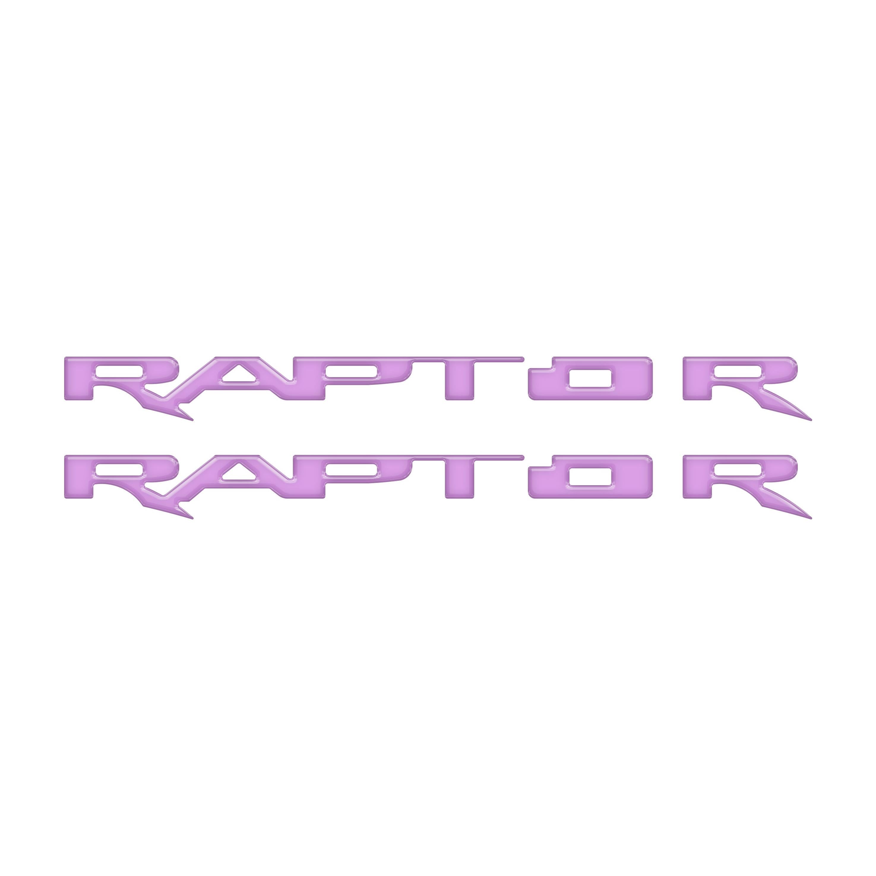 Running Board Emblem Overlays Fits 2017-2024 Ford F-150 Raptor