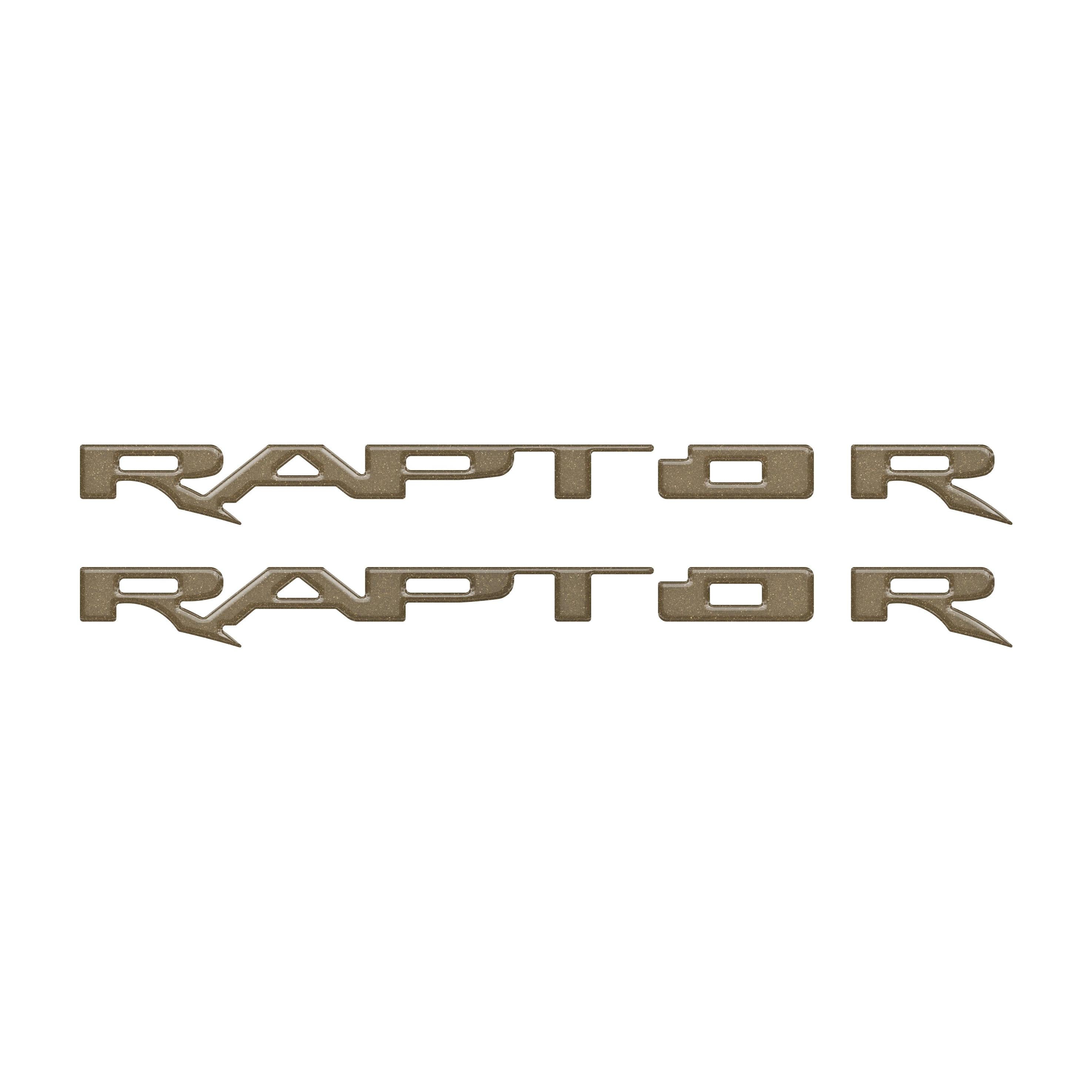 Running Board Emblem Overlays Fits 2017-2024 Ford F-150 Raptor