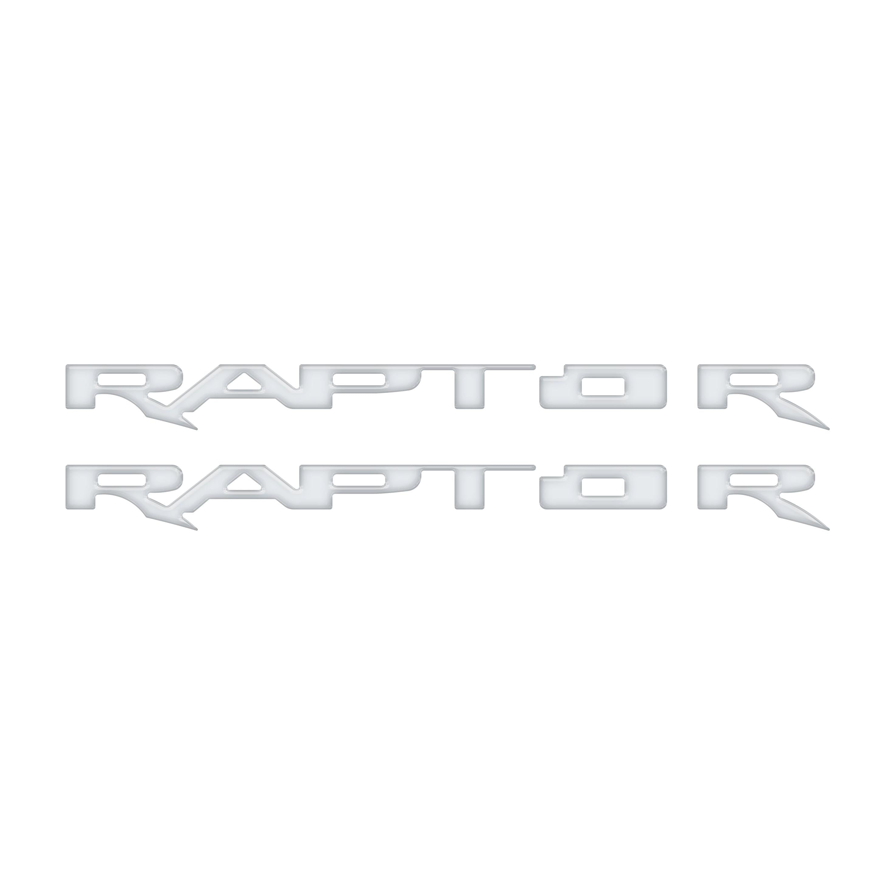 Running Board Emblem Overlays Fits 2017-2024 Ford F-150 Raptor