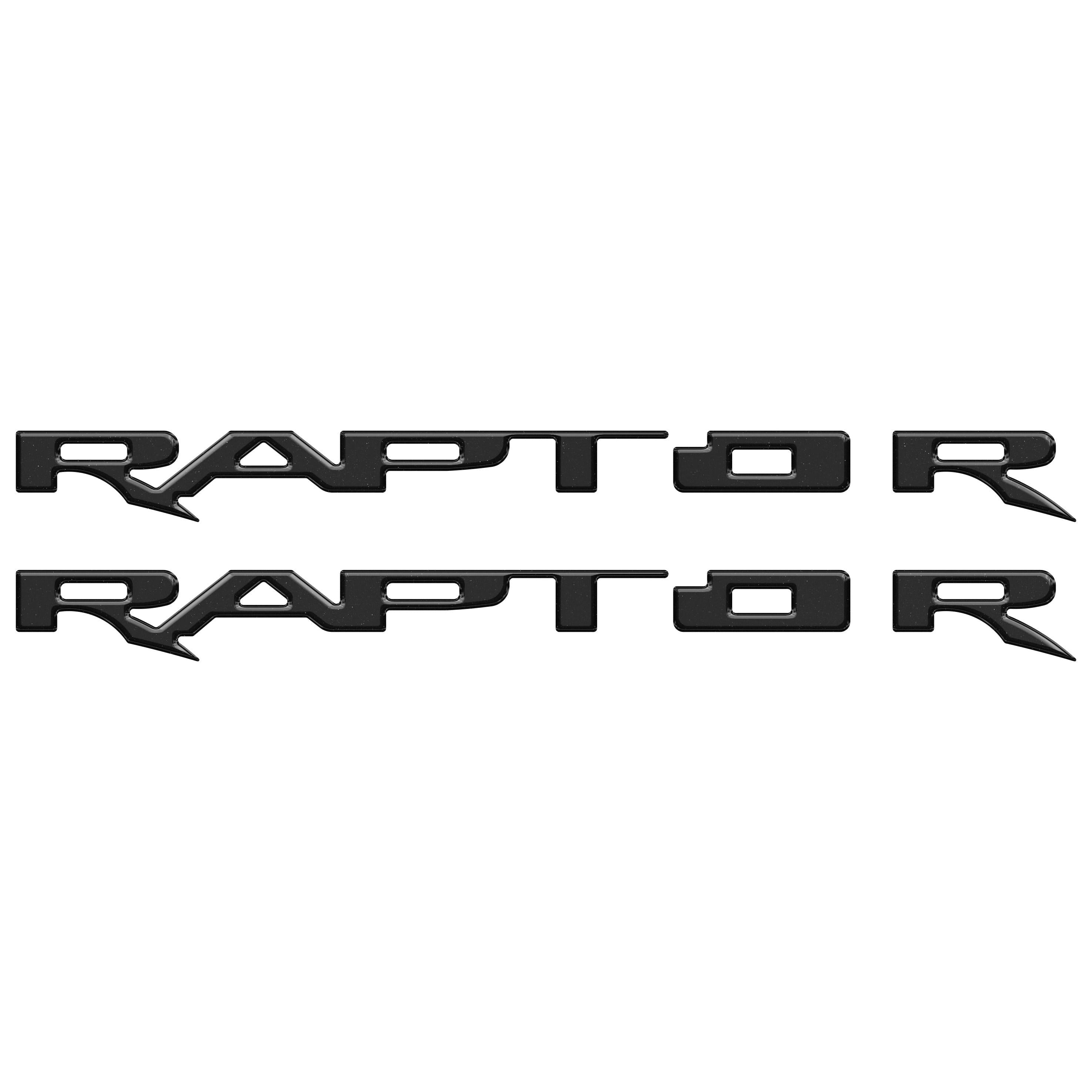Running Board Emblem Overlays Fits 2017-2024 Ford F-150 Raptor