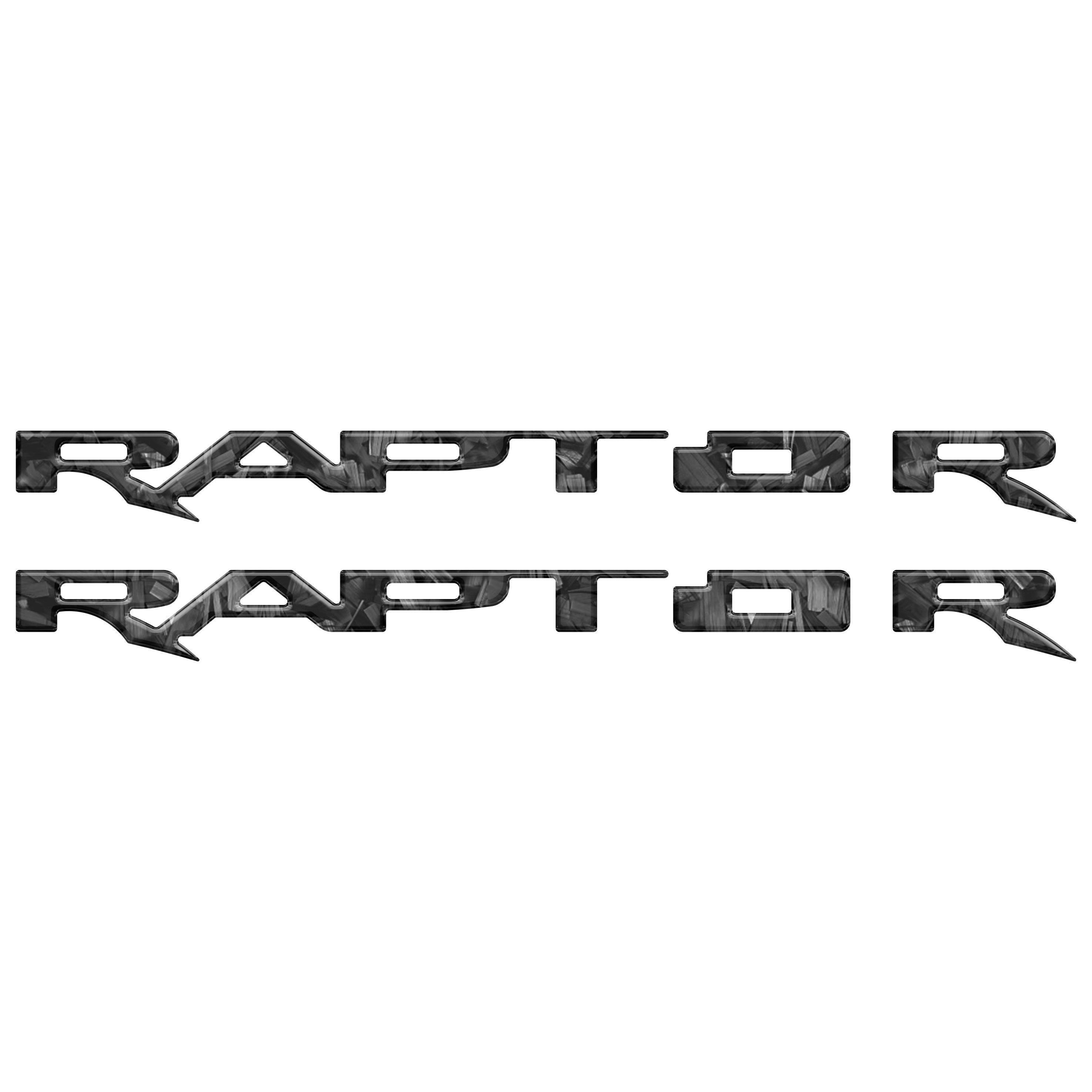 Running Board Emblem Overlays Fits 2017-2024 Ford F-150 Raptor