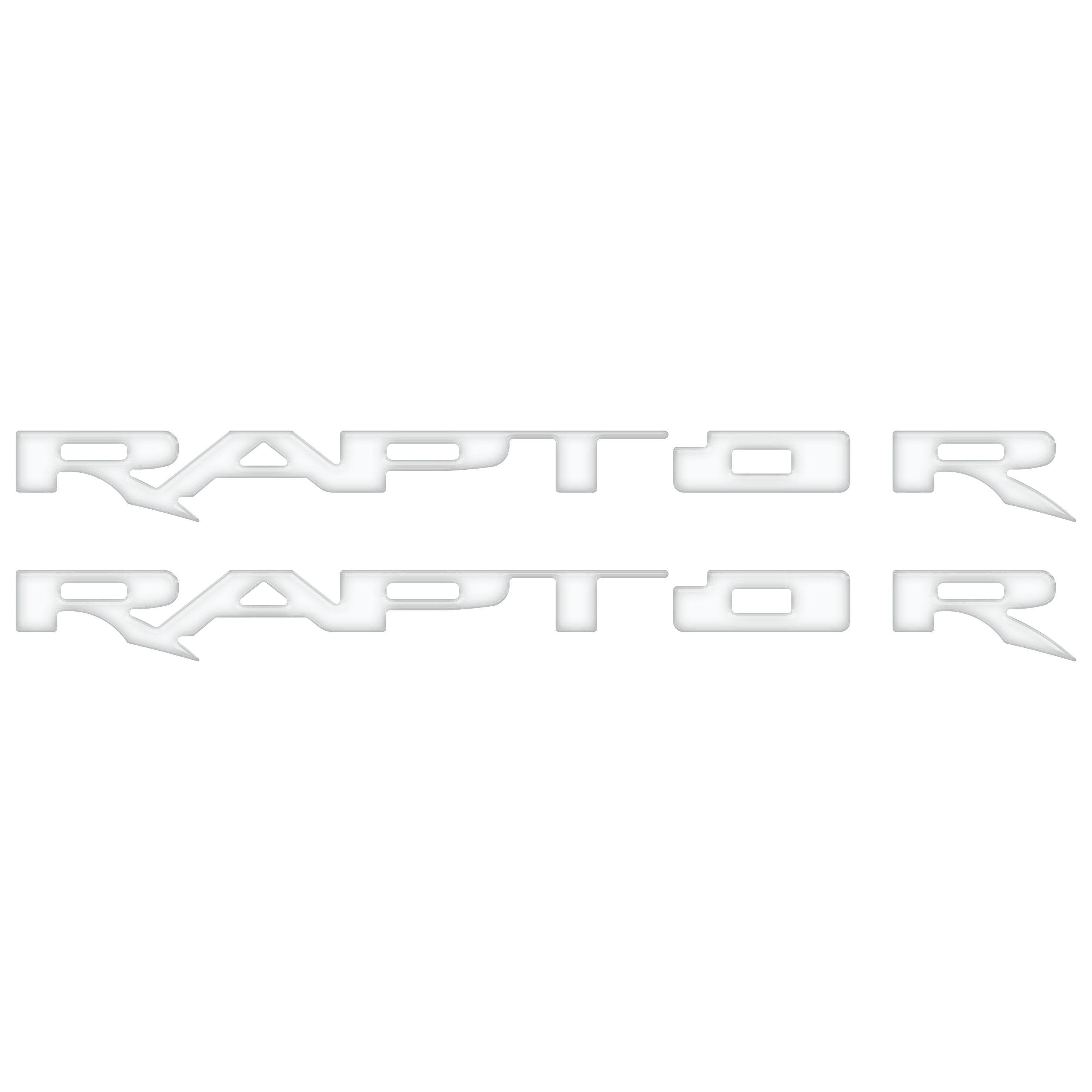Running Board Emblem Overlays Fits 2017-2024 Ford F-150 Raptor