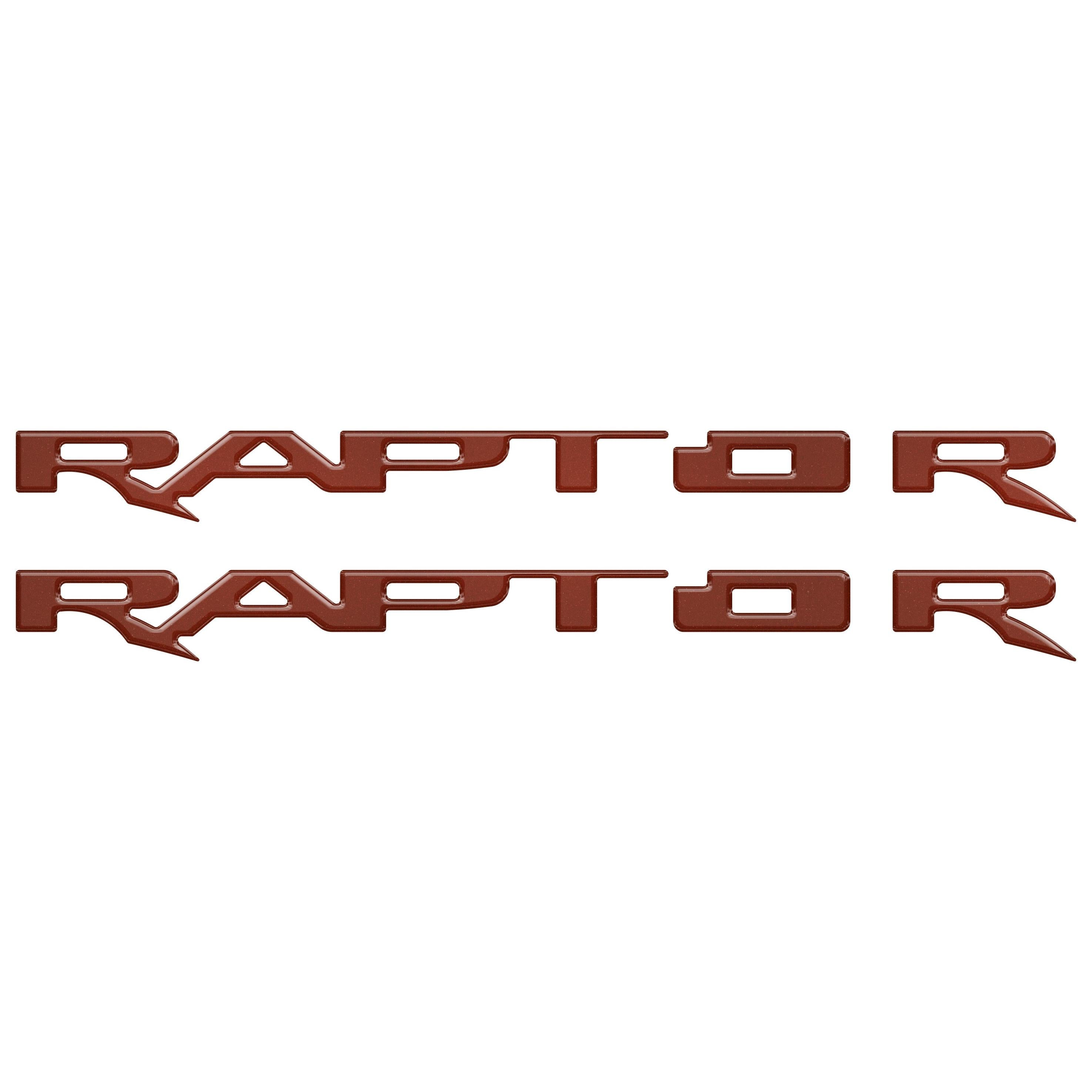 Running Board Emblem Overlays Fits 2017-2024 Ford F-150 Raptor
