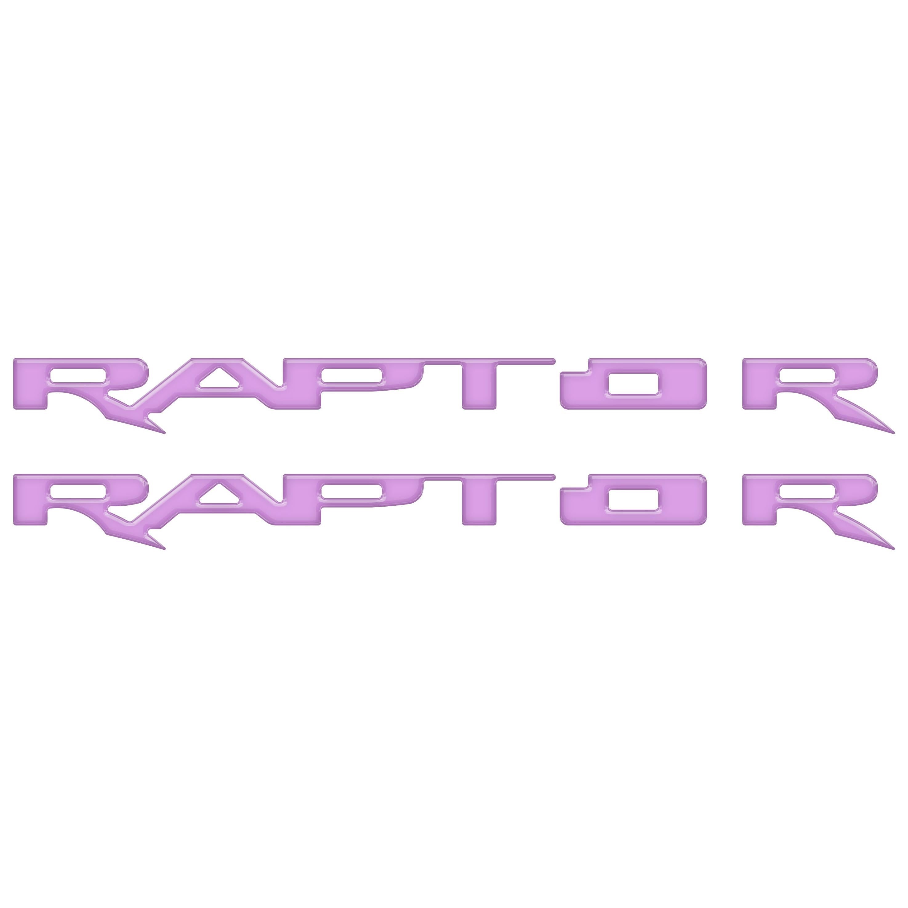Running Board Emblem Overlays Fits 2017-2024 Ford F-150 Raptor