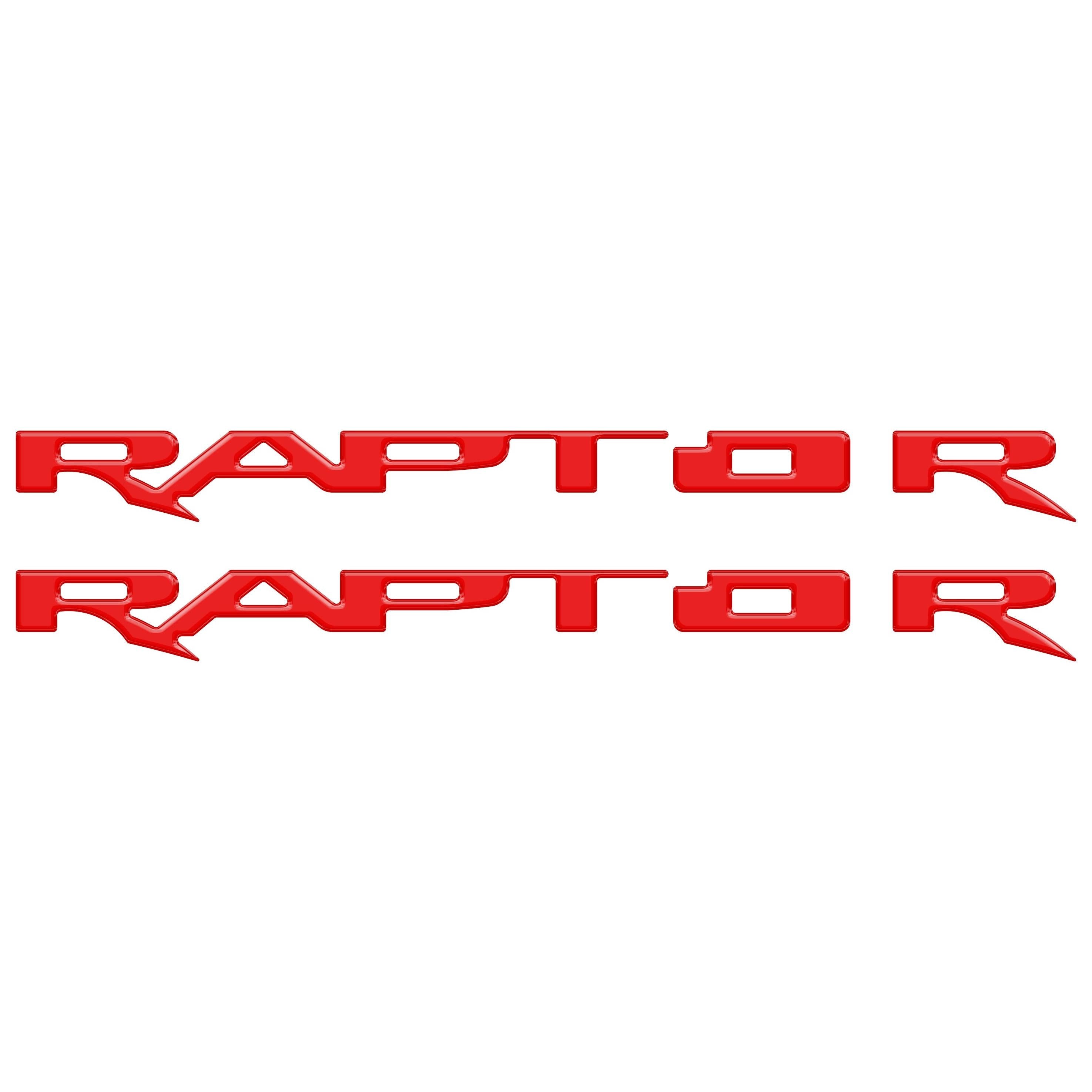 Running Board Emblem Overlays Fits 2017-2024 Ford F-150 Raptor