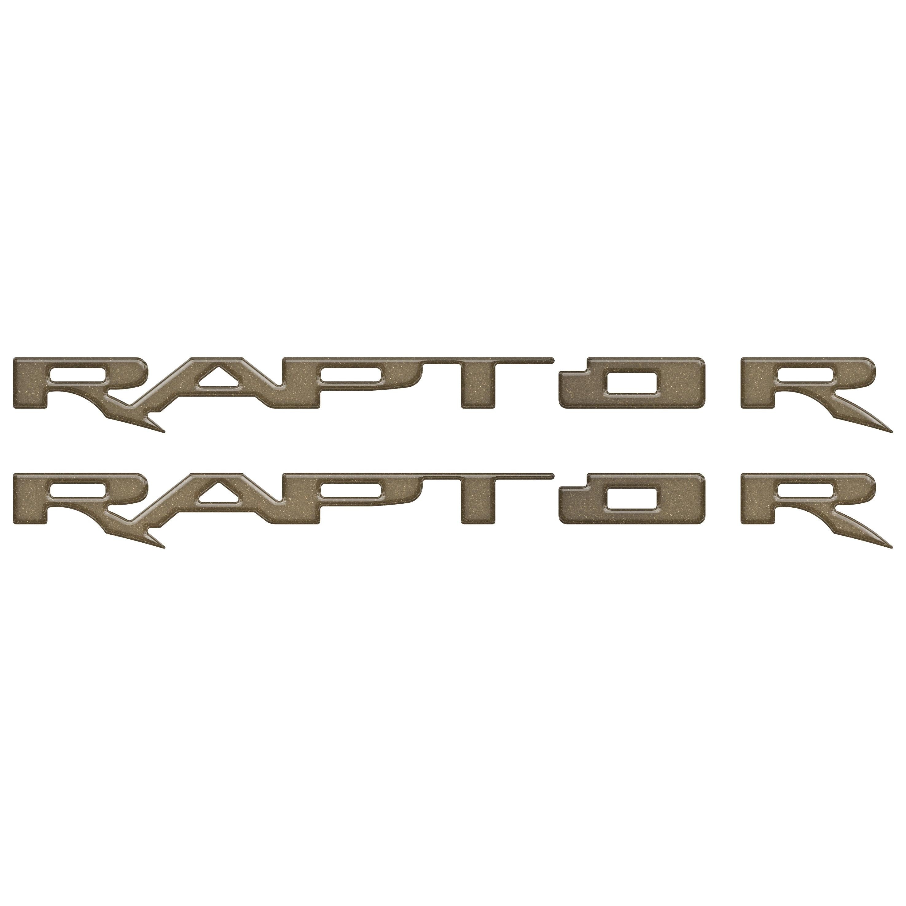 Running Board Emblem Overlays Fits 2017-2024 Ford F-150 Raptor