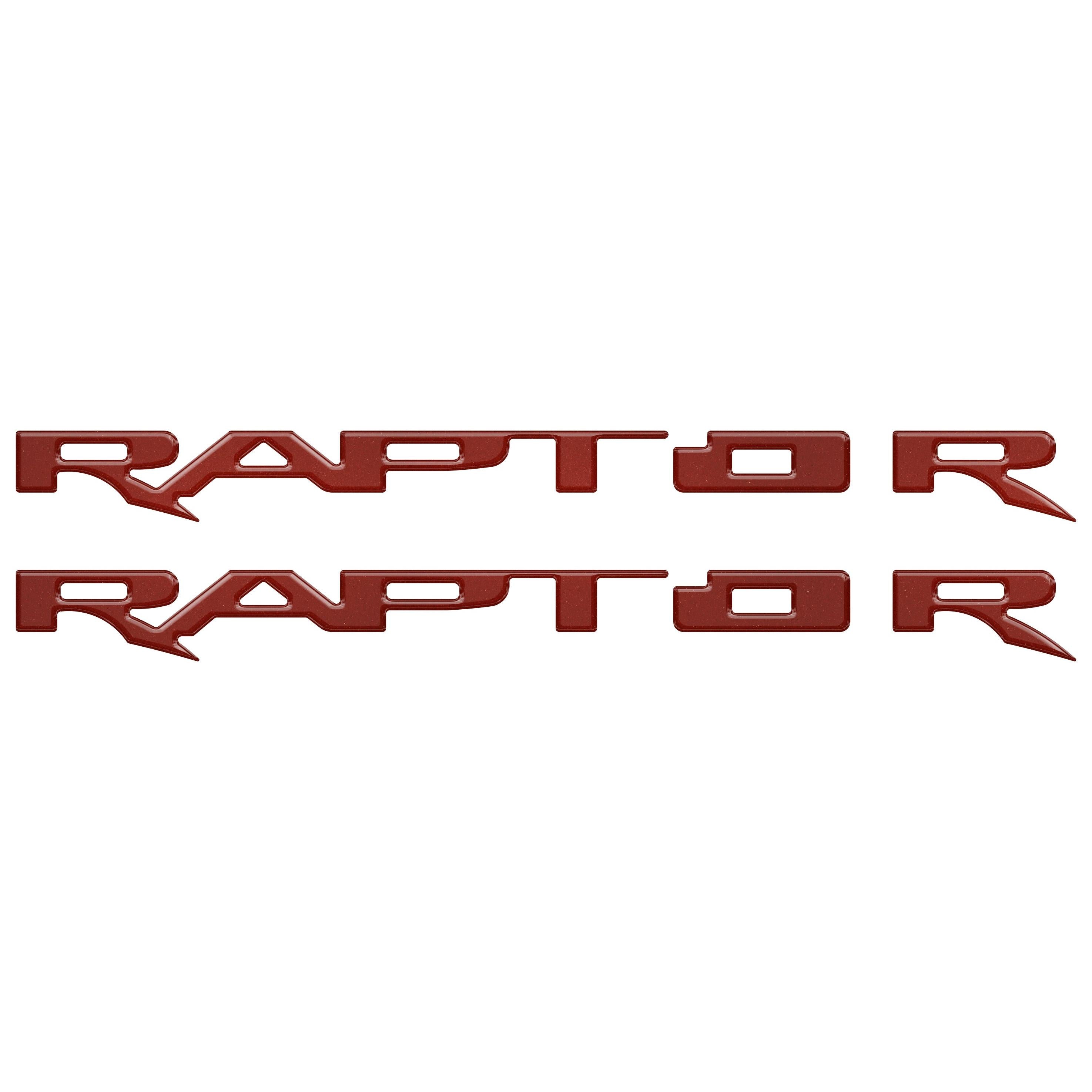 Running Board Emblem Overlays Fits 2017-2024 Ford F-150 Raptor