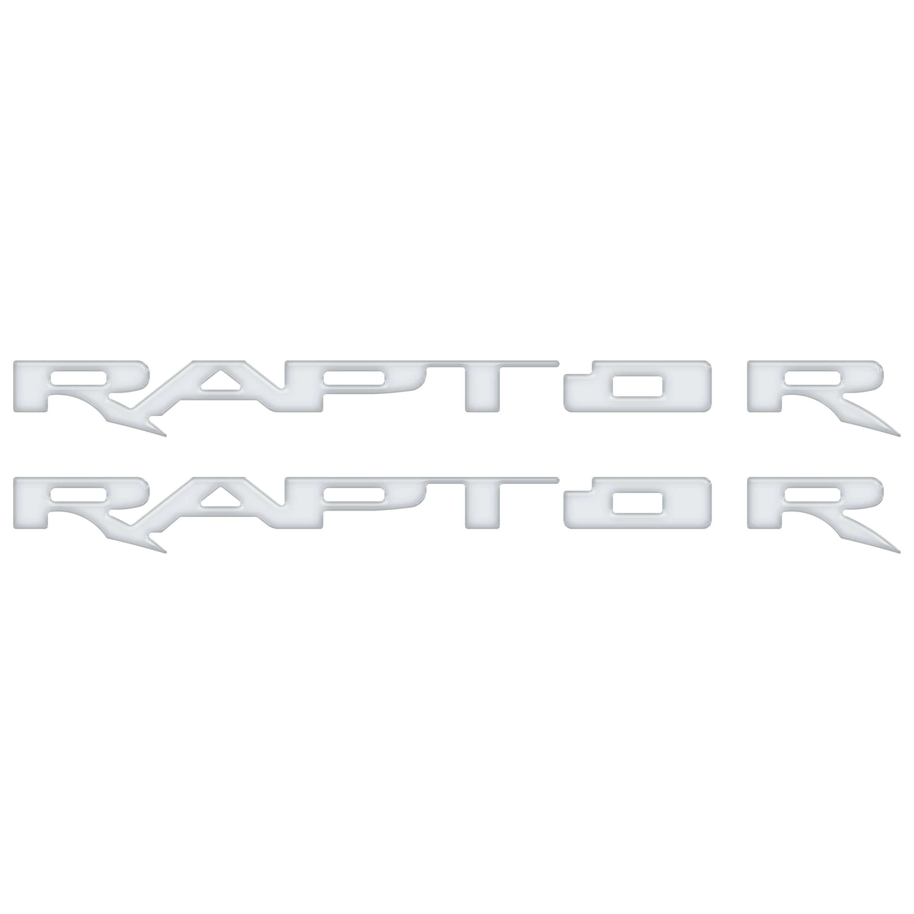 Running Board Emblem Overlays Fits 2017-2024 Ford F-150 Raptor