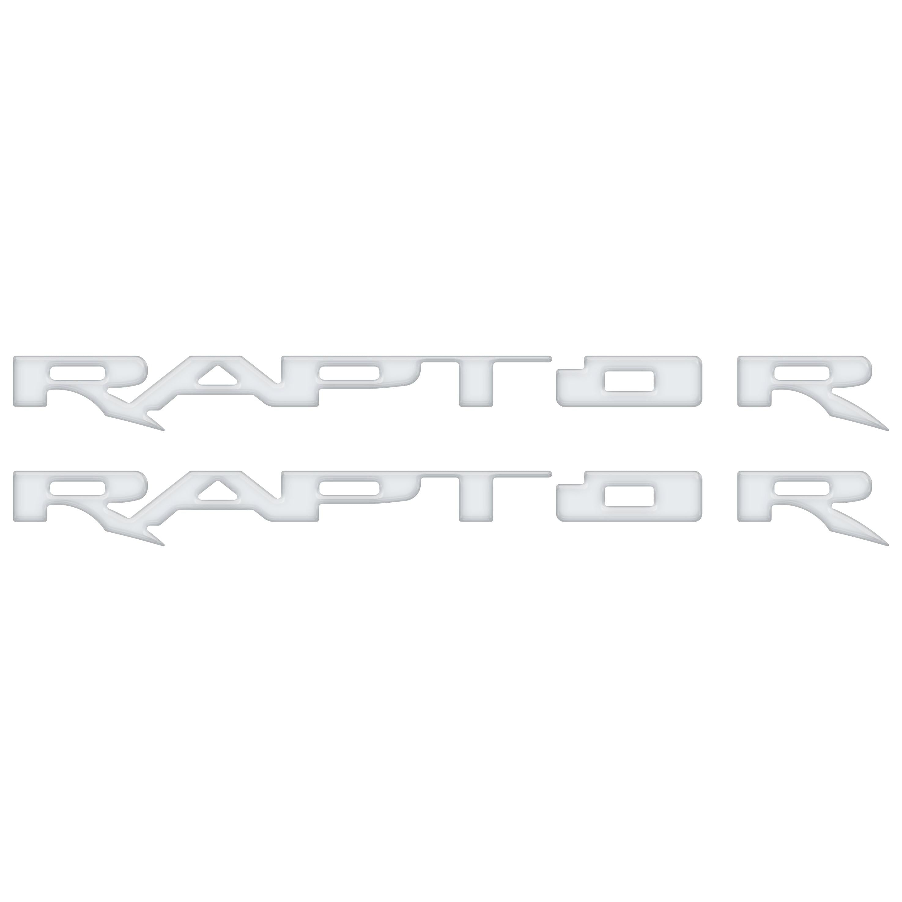 Running Board Emblem Overlays Fits 2017-2024 Ford F-150 Raptor