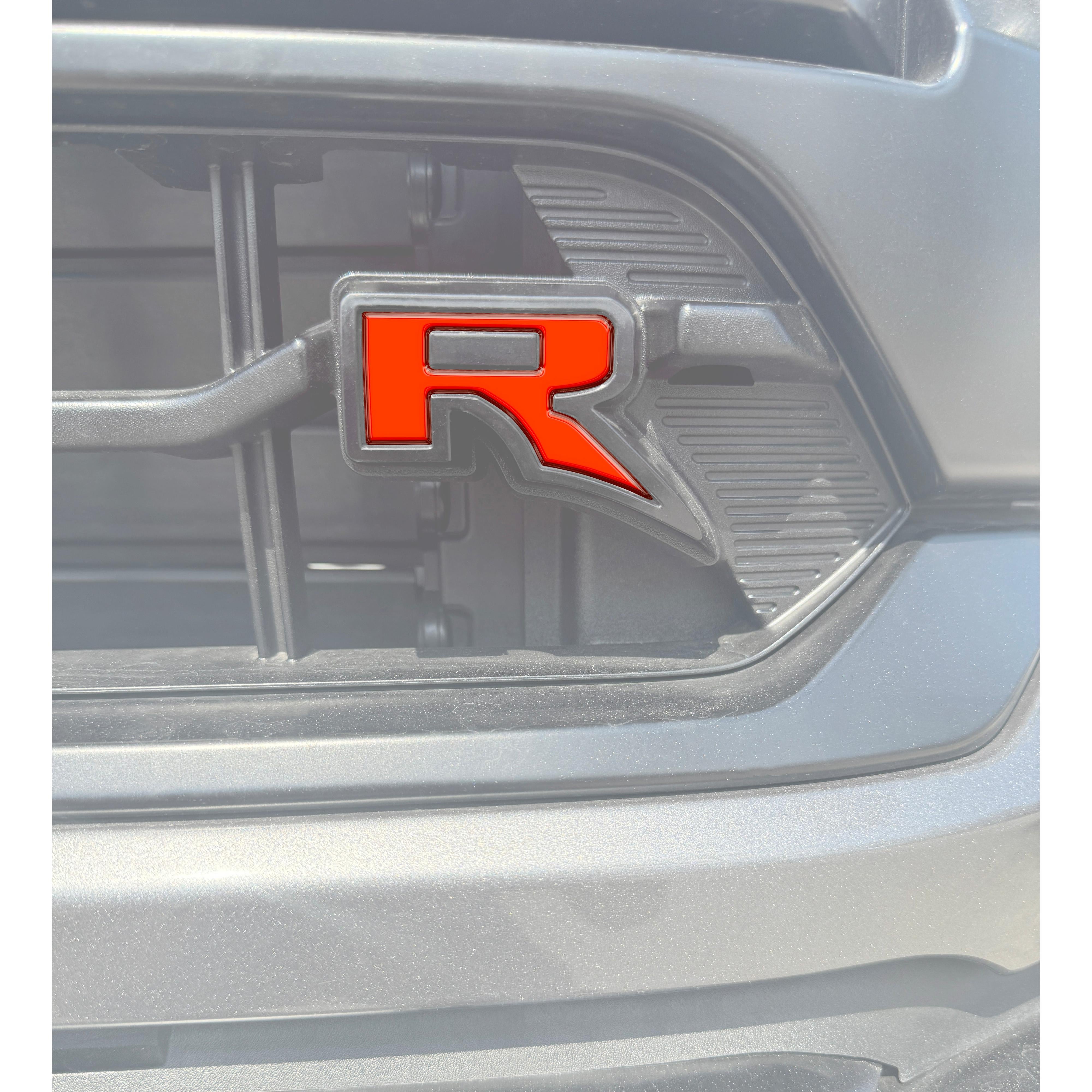 Raptor "R" Grille Letter Inserts Fits 2022-2026 Ford F-150