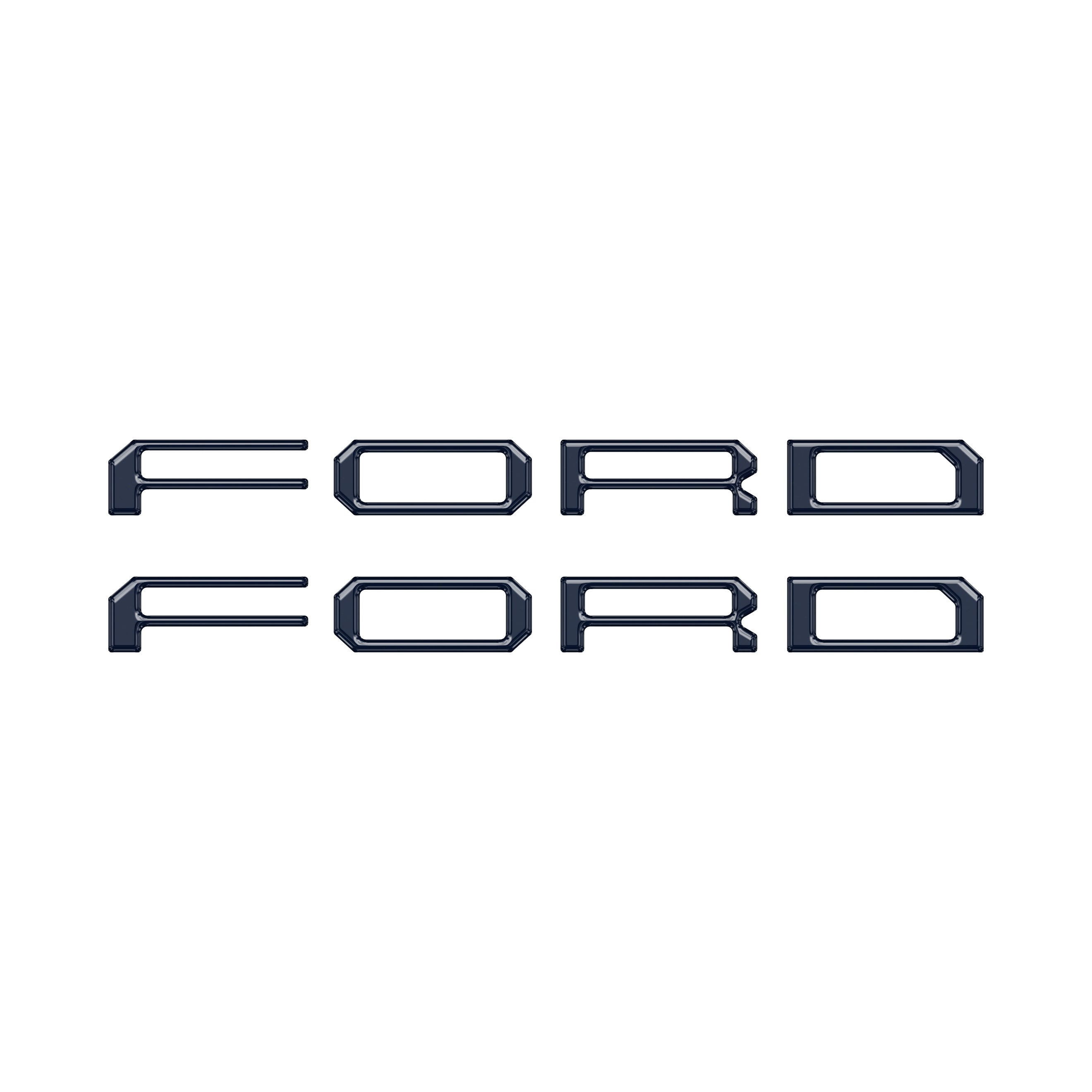 Tremor Running Board Letter Inserts Fits 2020-2026 Ford Super Duty Tremor