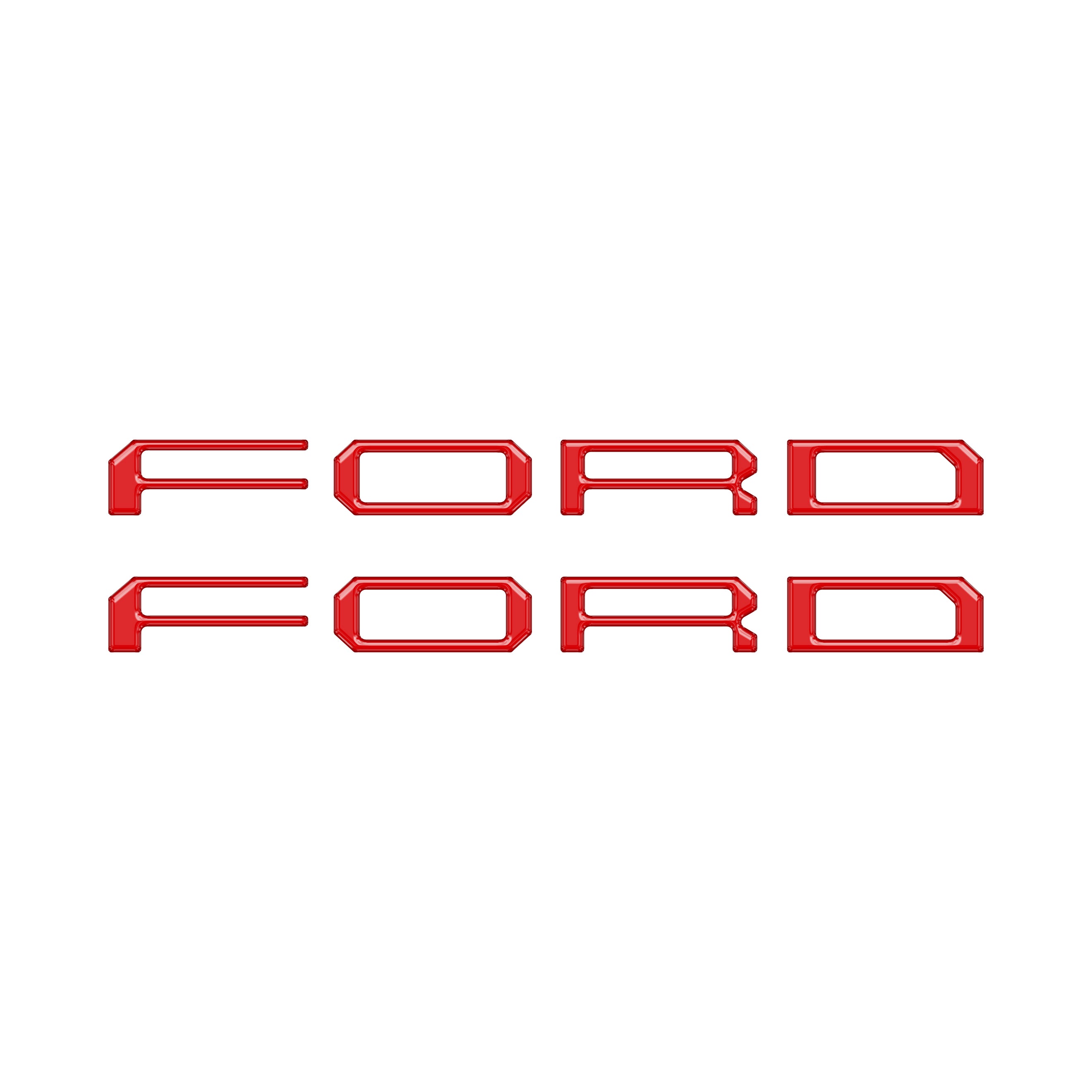 Tremor Running Board Letter Inserts Fits 2020-2026 Ford Super Duty Tremor