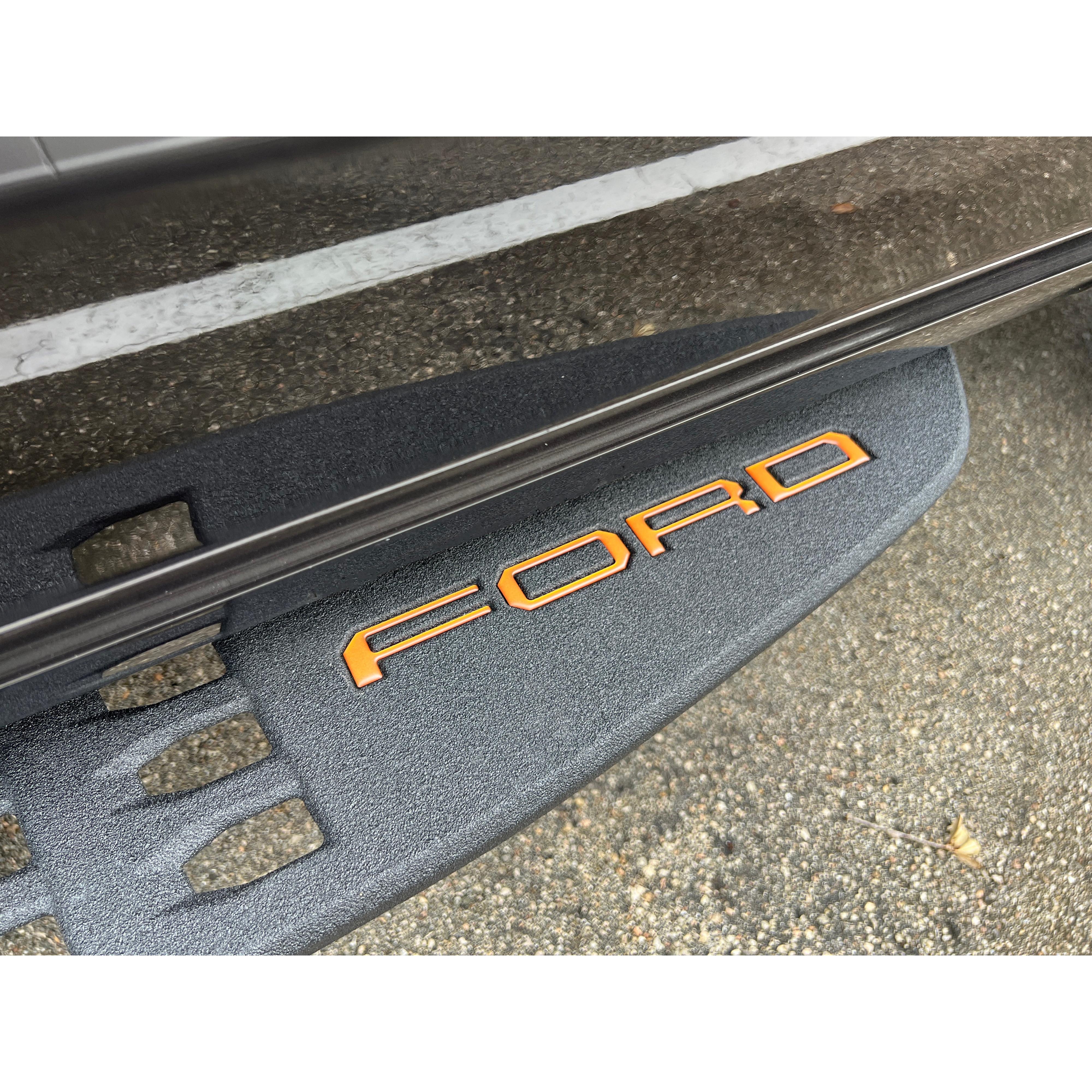 Tremor Running Board Letter Inserts Fits 2021-2024 Ford F-150