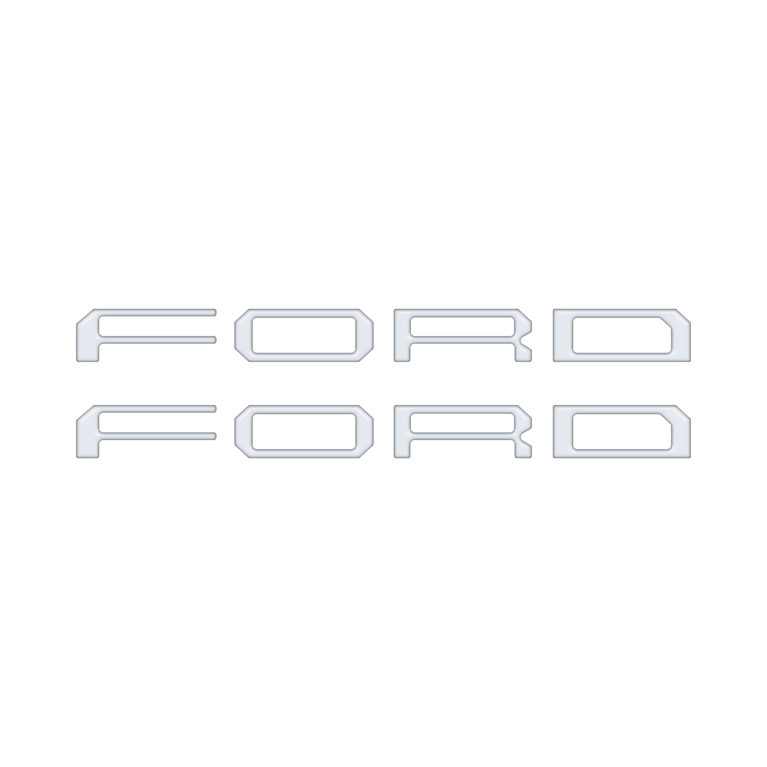 Tremor Running Board Letter Inserts Fits 2020-2026 Ford Super Duty Tremor