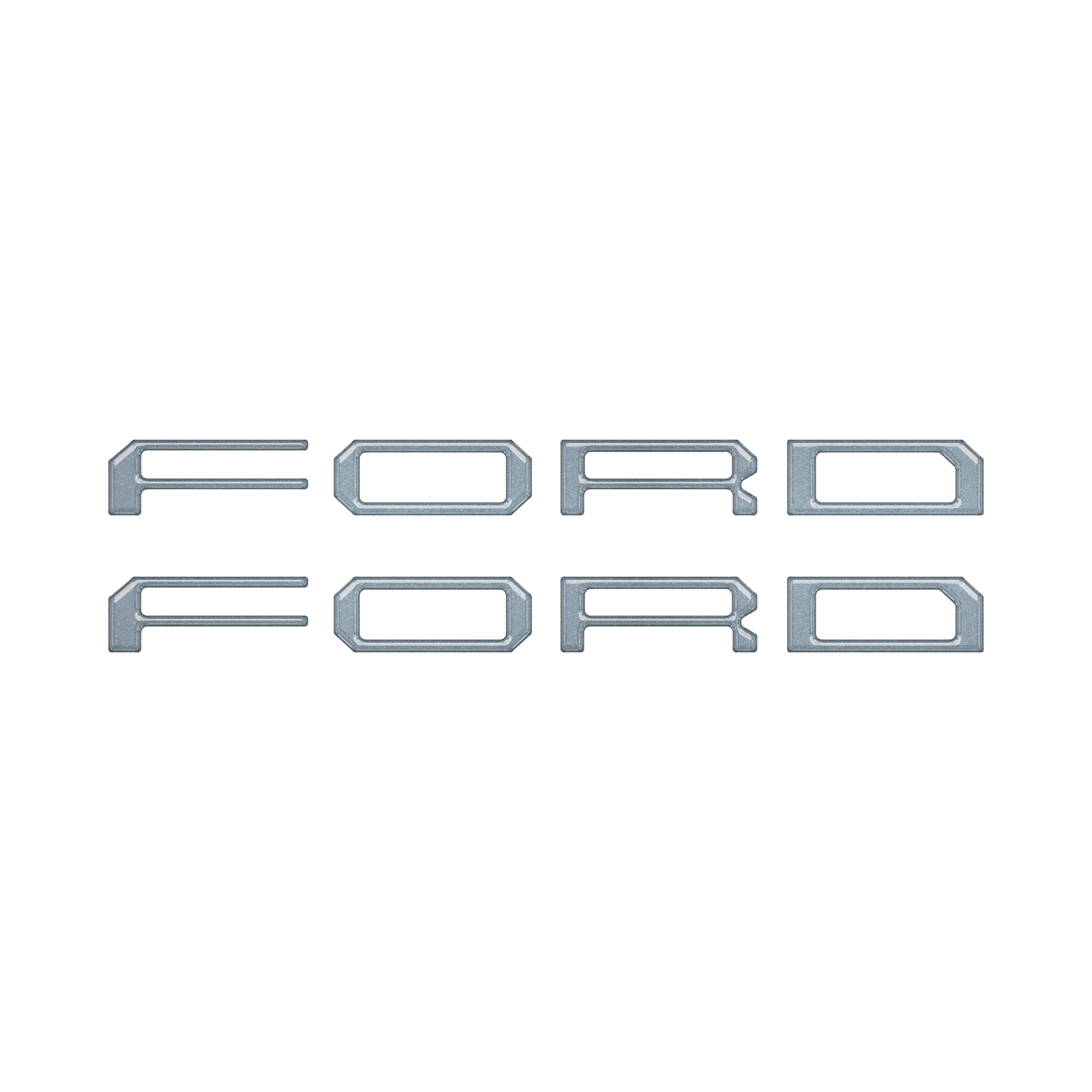 Tremor/Raptor Running Board Letter Inserts Fits 2025-2026 Ford F-150