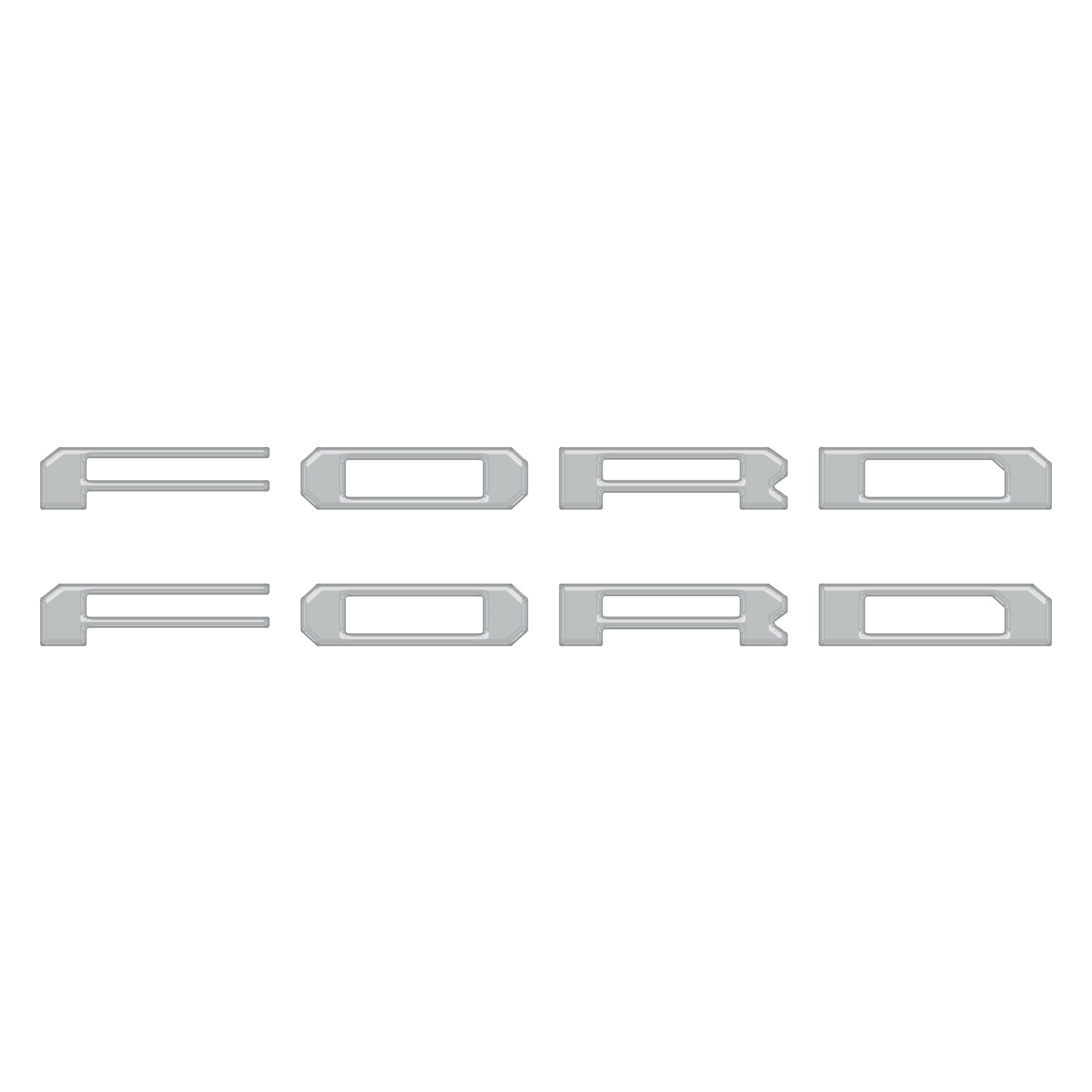 Lightning Running Board Overlays Fits 2022-2026 Ford F150 Lightning