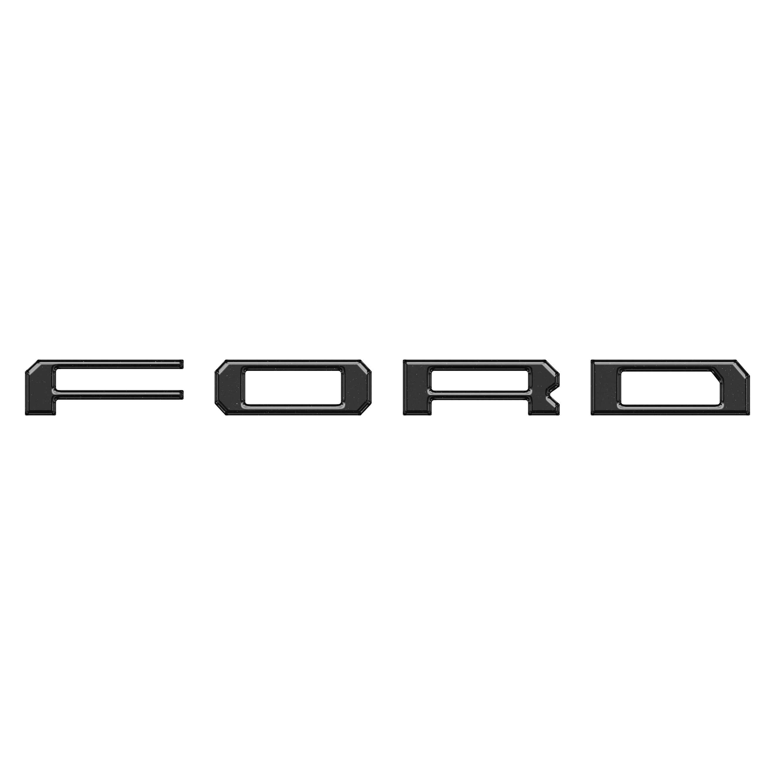 Lightning Rear Bumper Overlays Fits 2022-2026 Ford F-150 Lightning