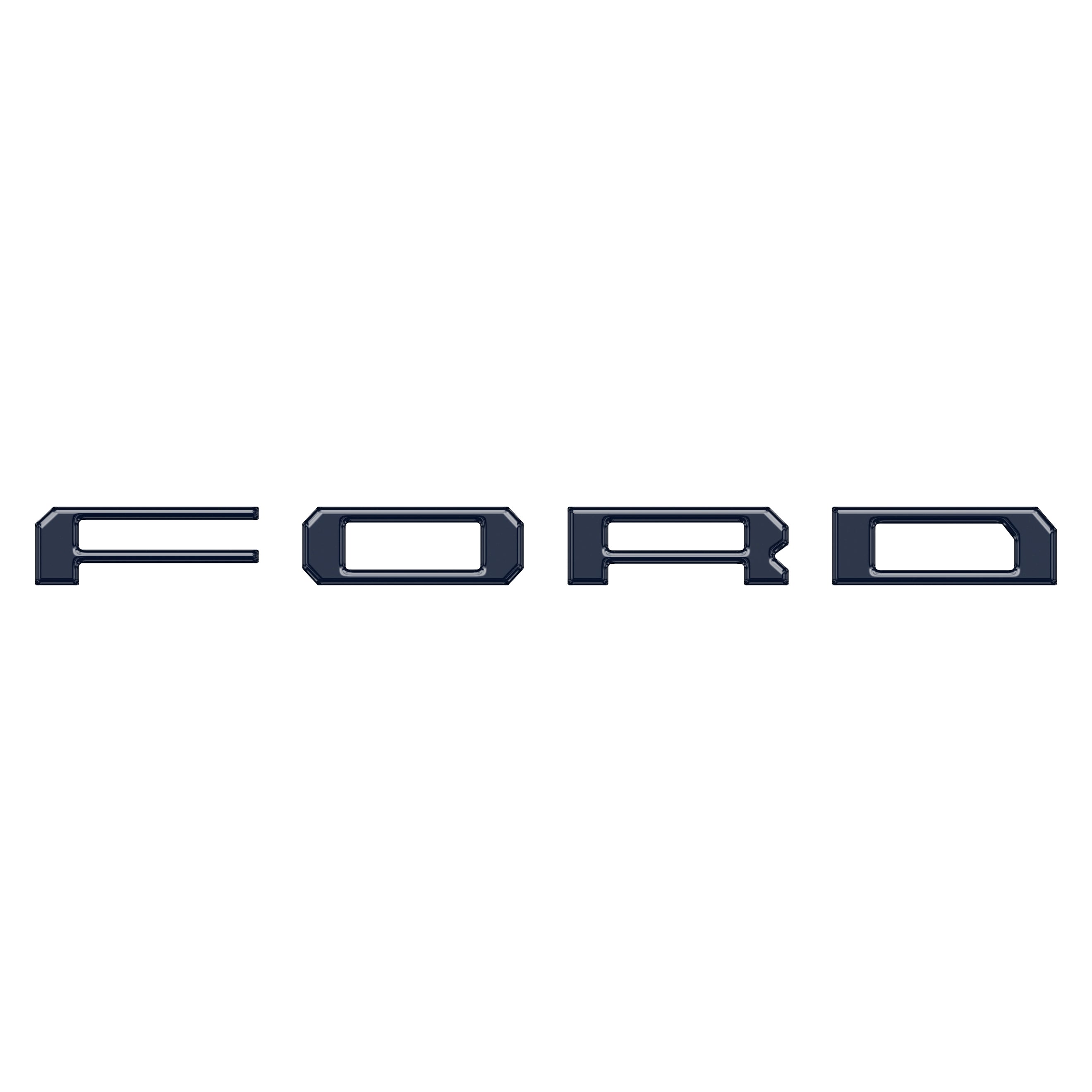 Lightning Rear Bumper Overlays Fits 2022-2026 Ford F-150 Lightning