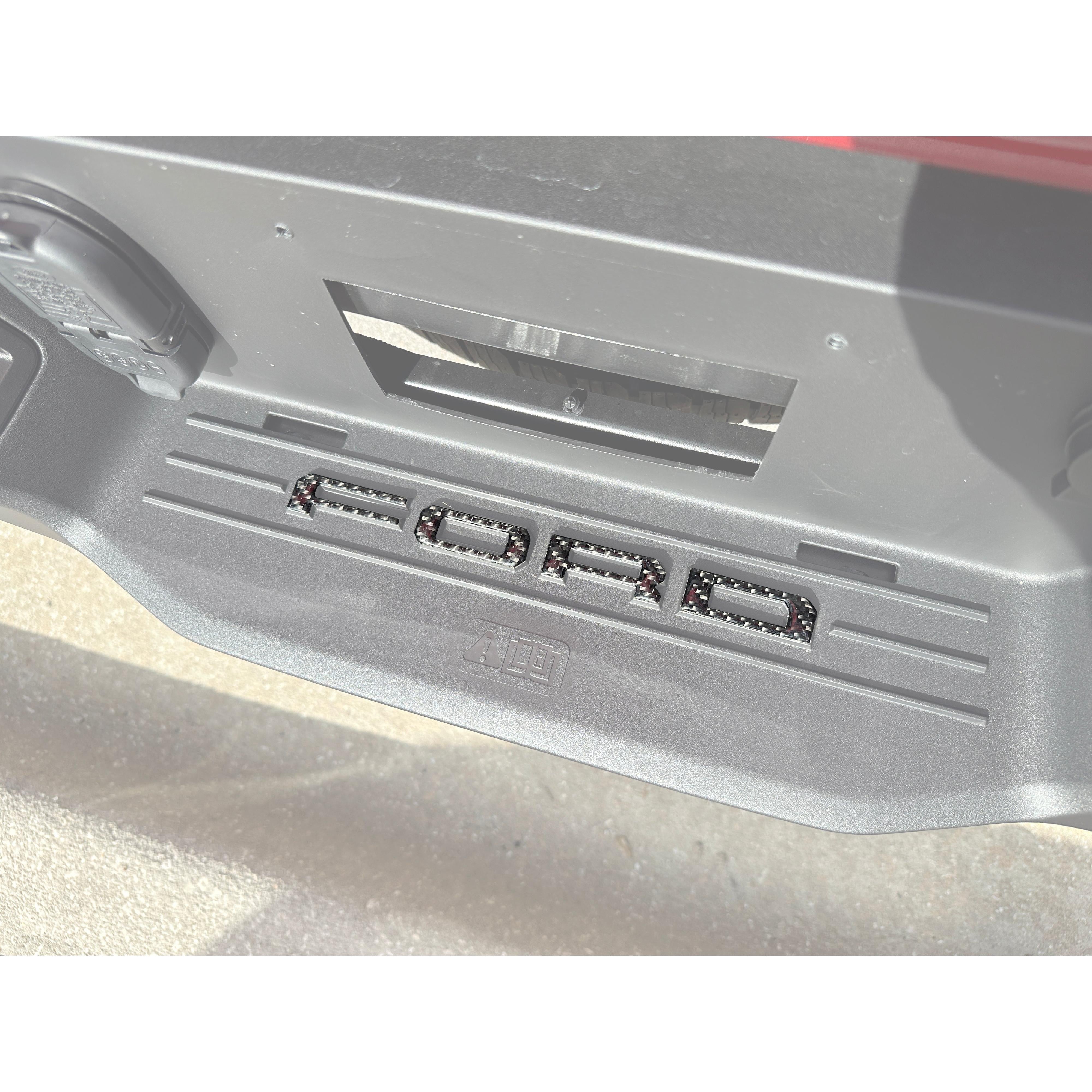 Lightning Rear Bumper Overlays Fits 2022-2026 Ford F-150 Lightning