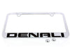 GMC Denali License Plate Frame - Chrome