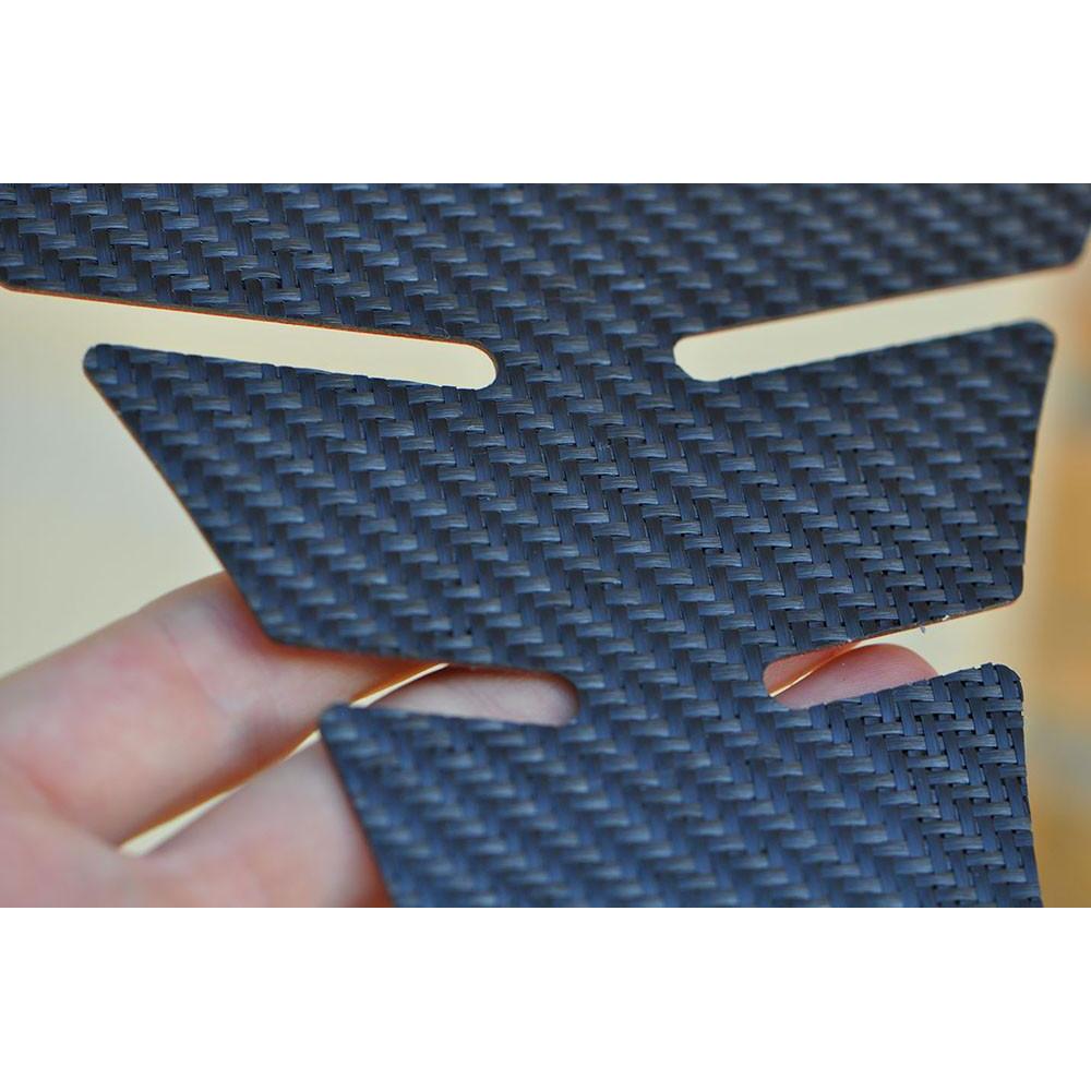 Motorcycle Tank Protector Accent Trim Fits - Universal  Real Carbon Fiber(Raw)
