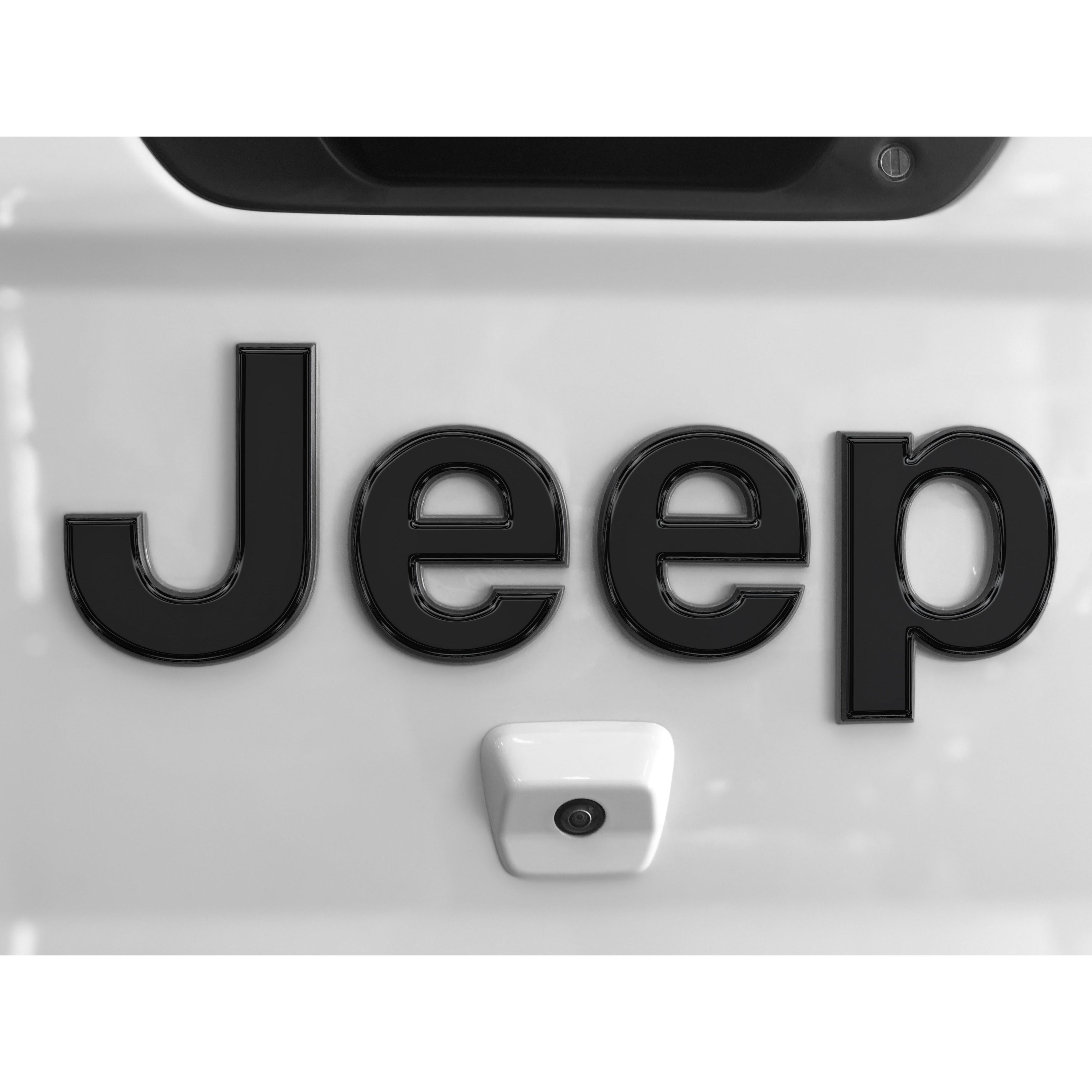Tailgate Letter Overlays Fits 2019-2026 Jeep Gladiator