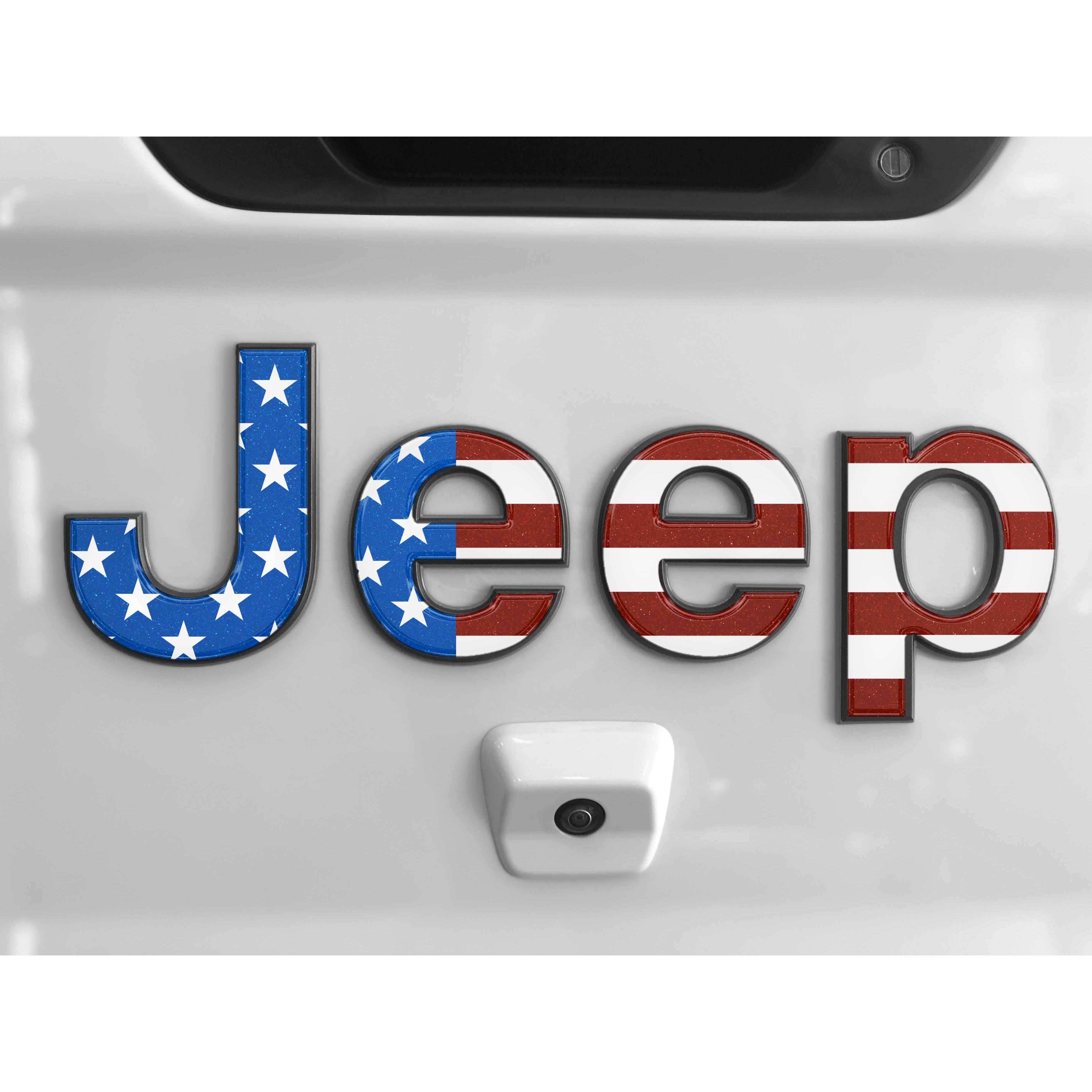 Tailgate Letter Overlays Fits 2019-2026 Jeep Gladiator