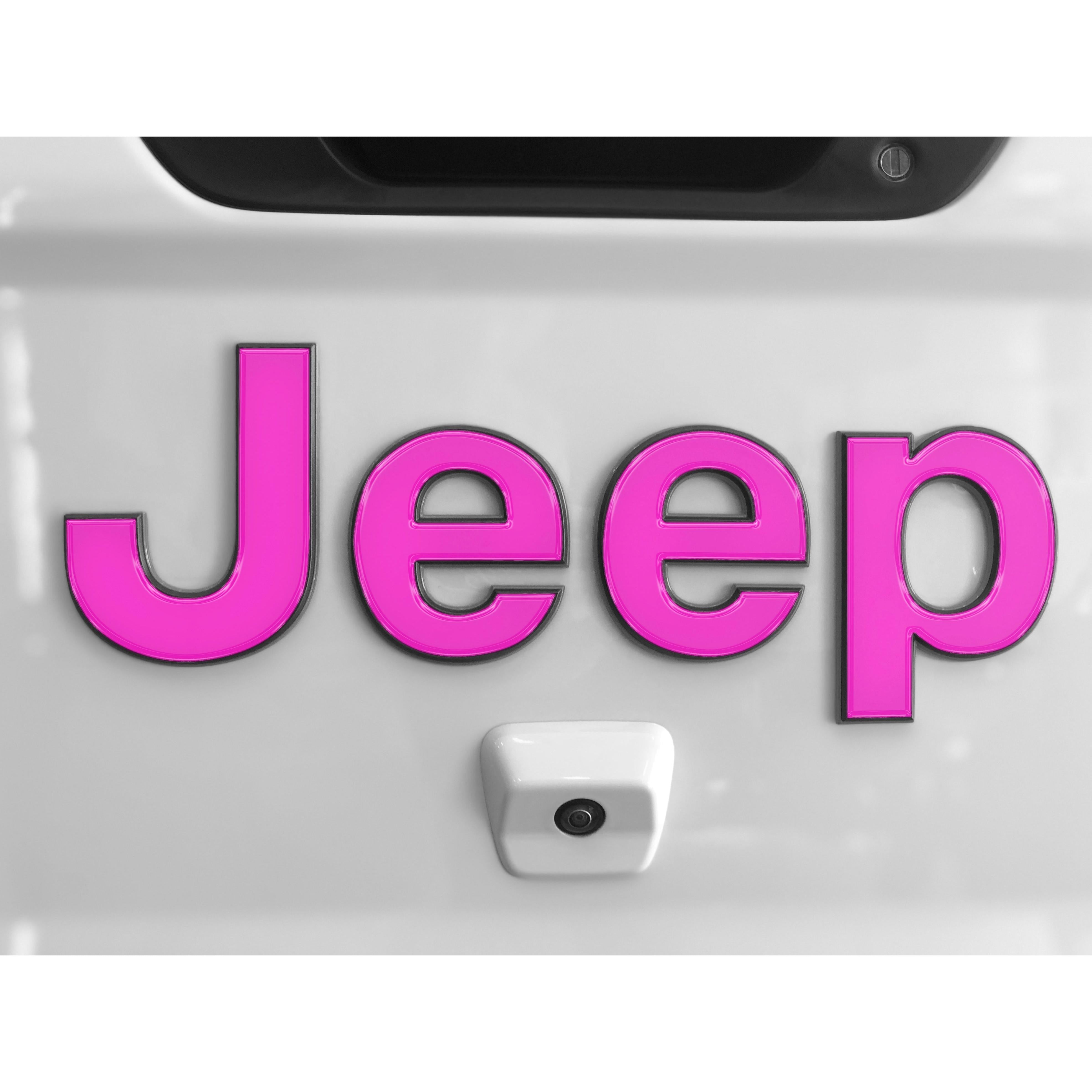Tailgate Letter Overlays Fits 2019-2026 Jeep Gladiator
