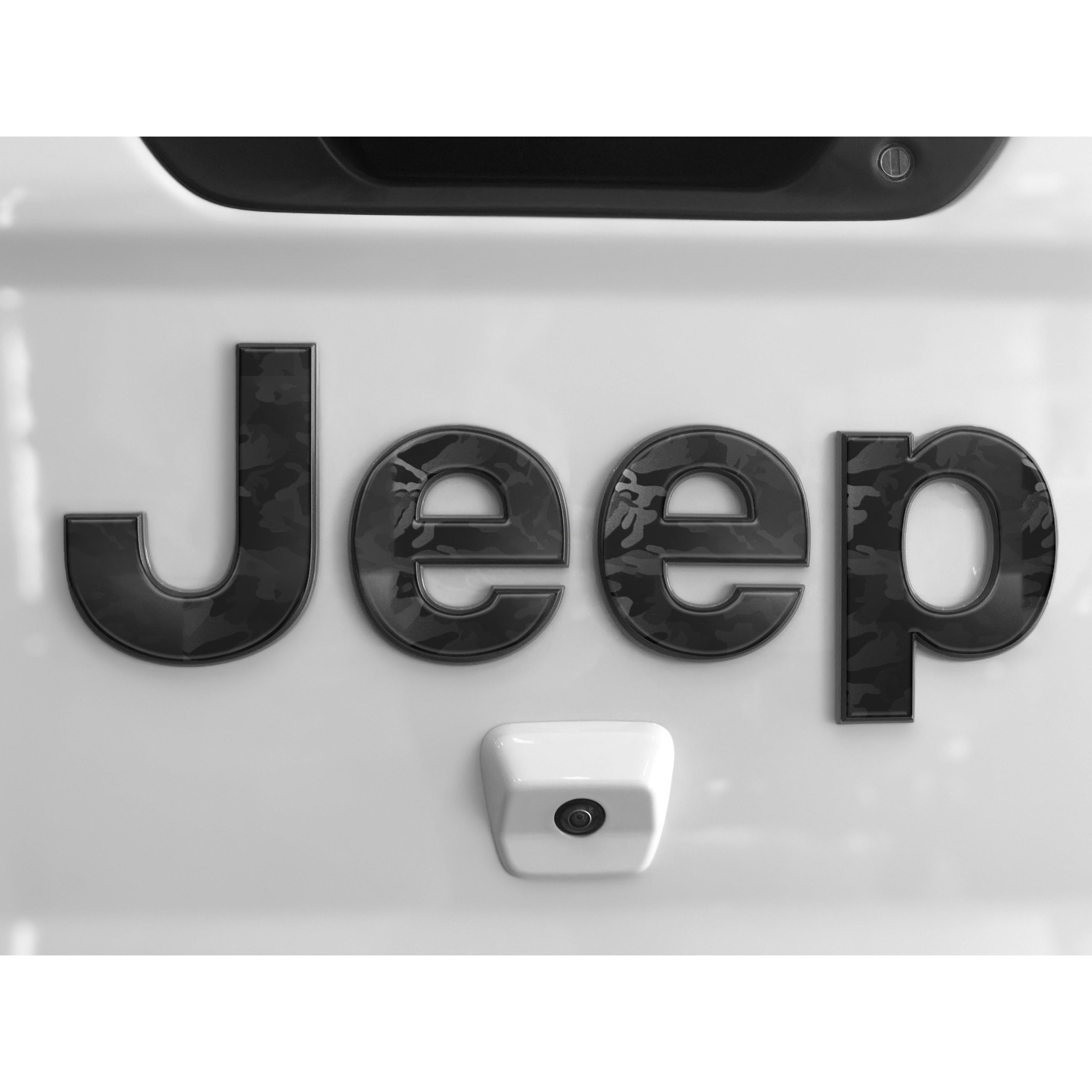 Tailgate Letter Overlays Fits 2019-2026 Jeep Gladiator