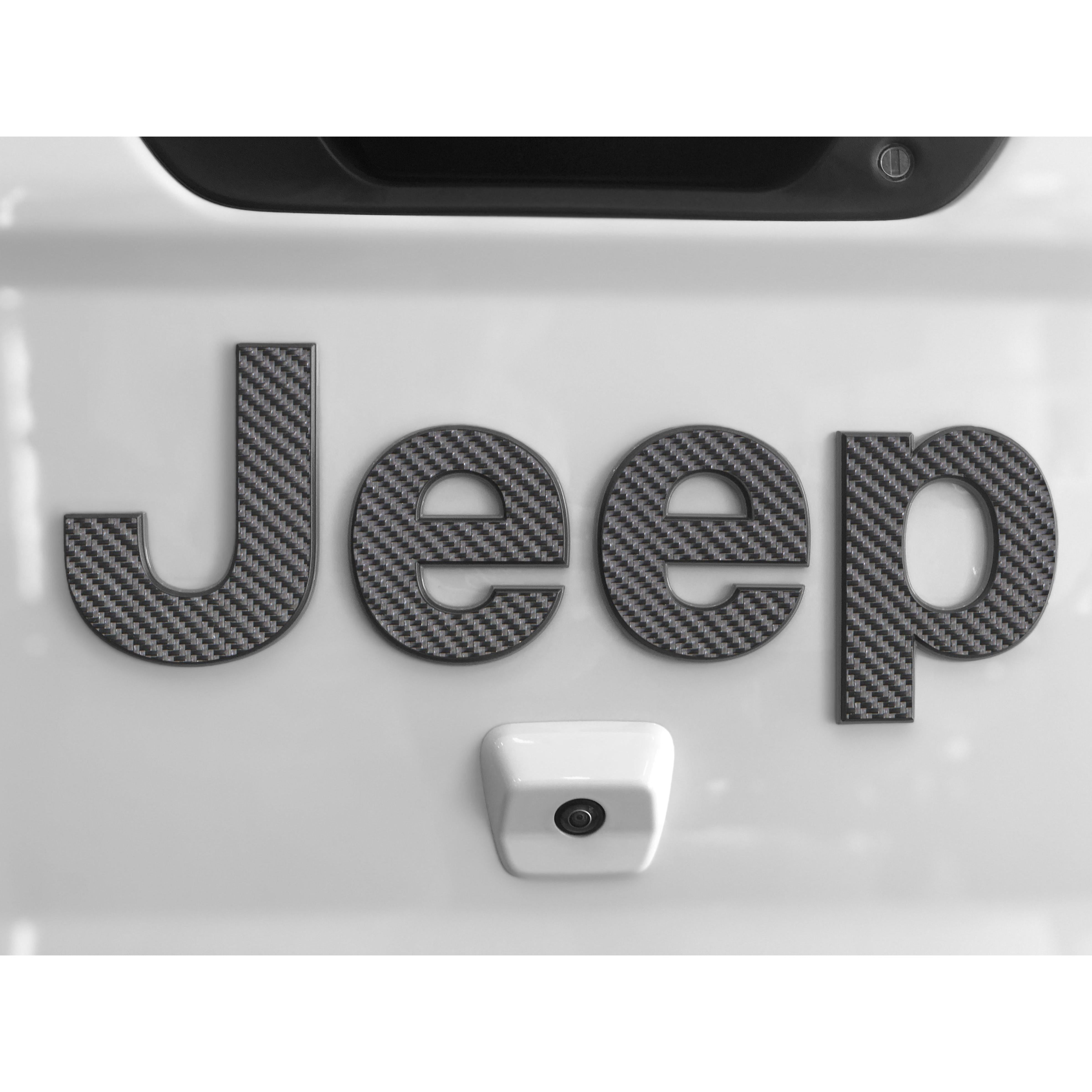Tailgate Letter Overlays Fits 2019-2026 Jeep Gladiator