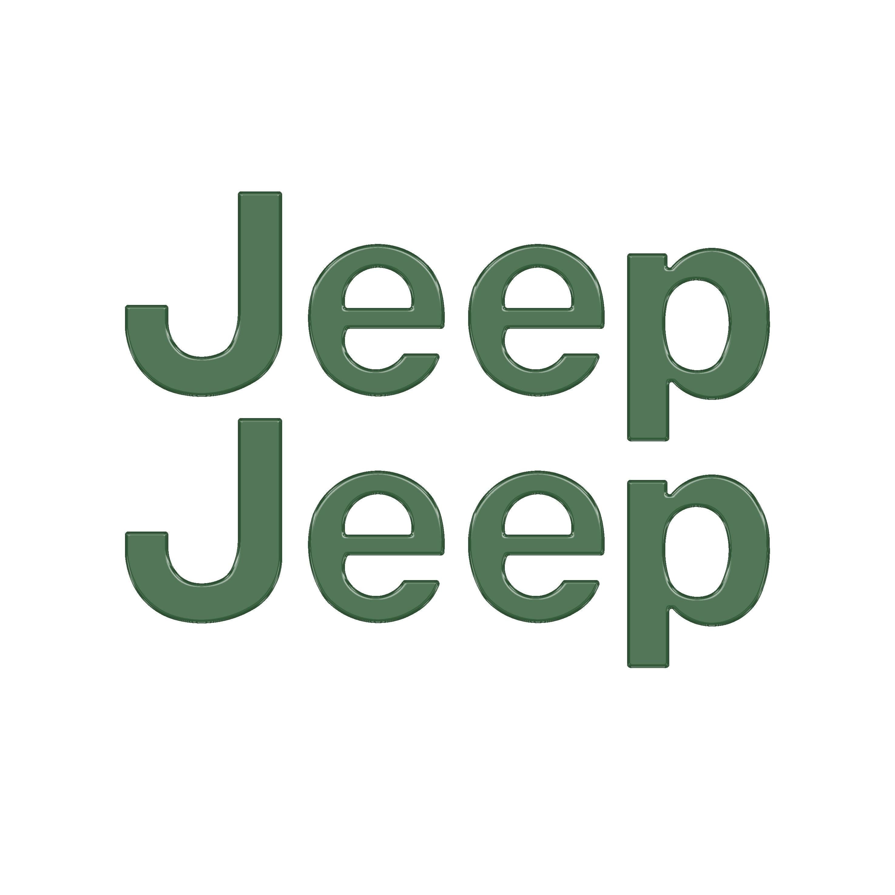 Driver & Passenger Side Letter Overlays Fits 2018-2026 Jeep Wrangler JL